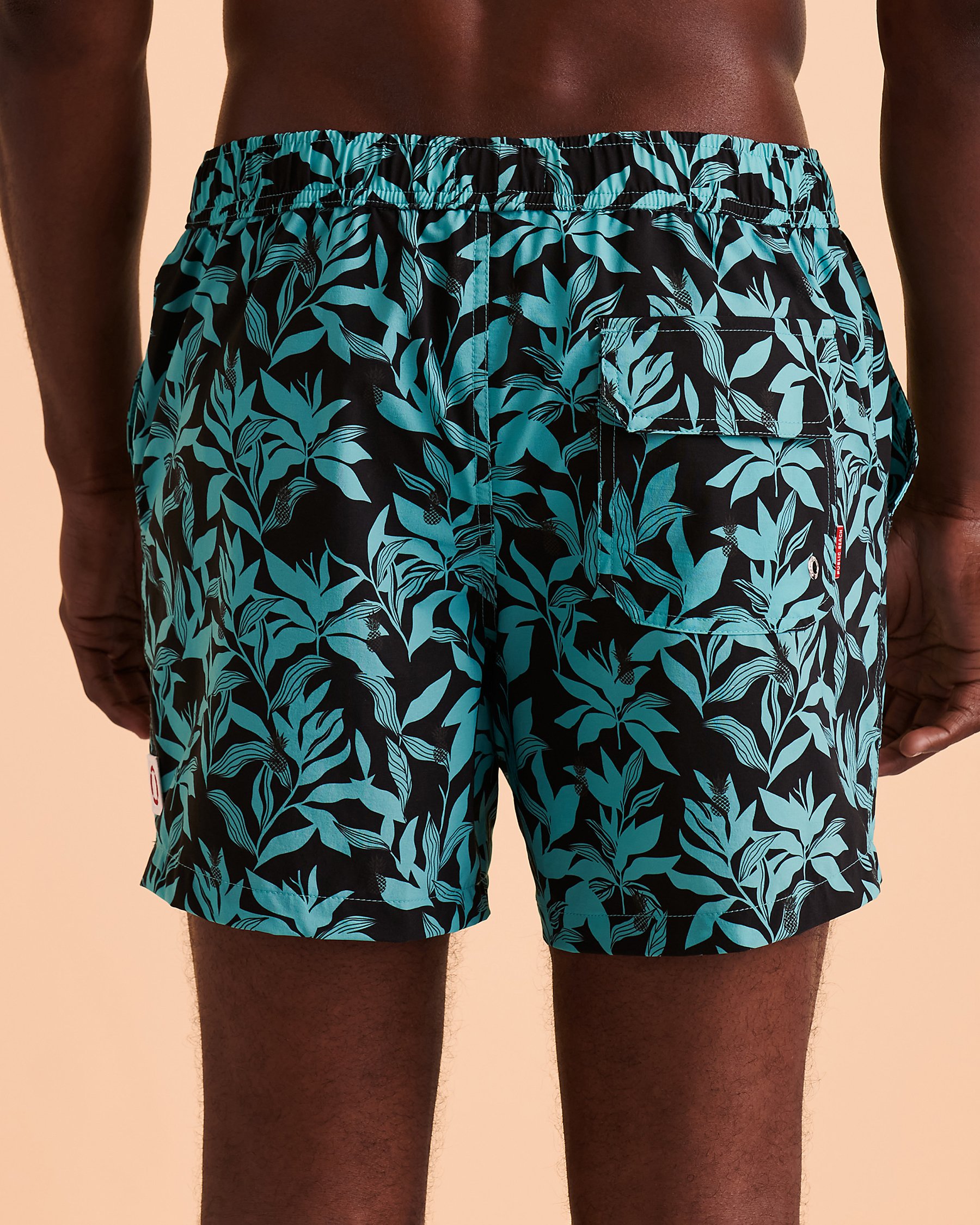 PUBLIC BEACH Maillot volley Leaves Imprimé PB5636BIK - Voir5