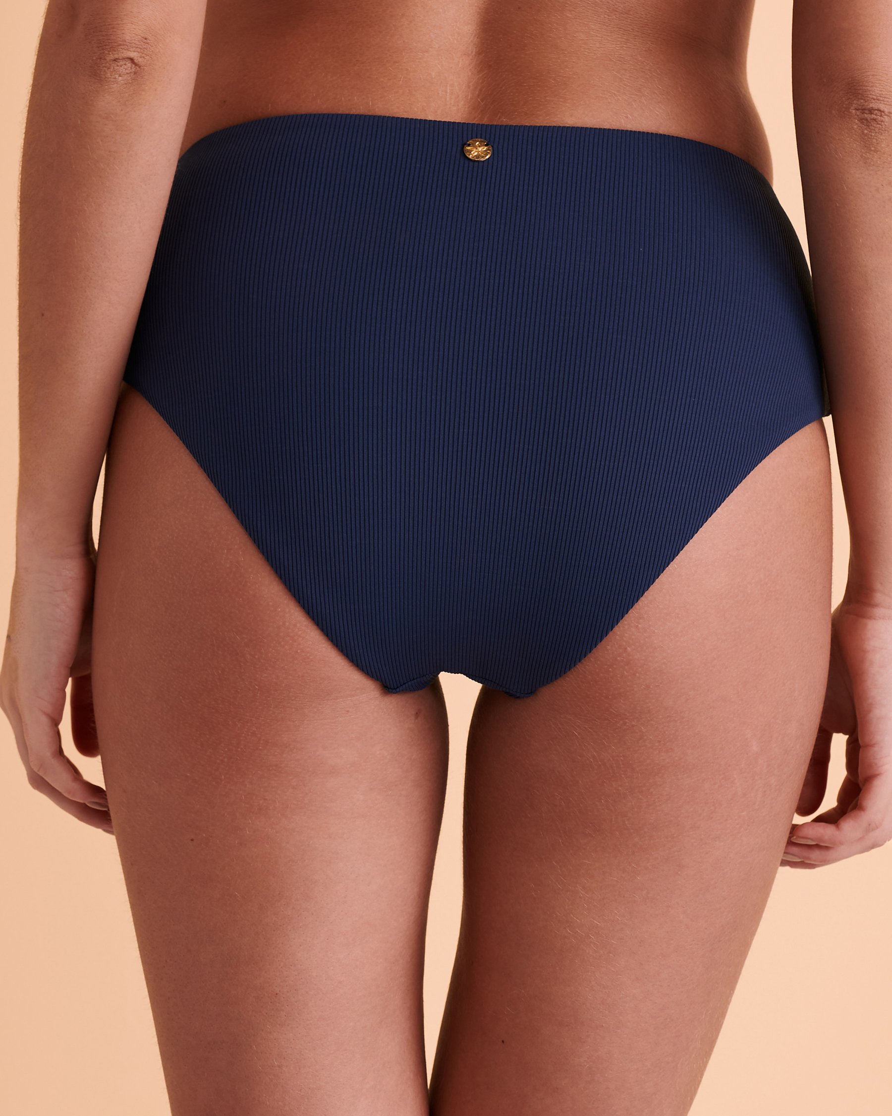 QUINTSOUL Bas de bikini taille haute MALIBU Bleu riche W20835010 - Voir2