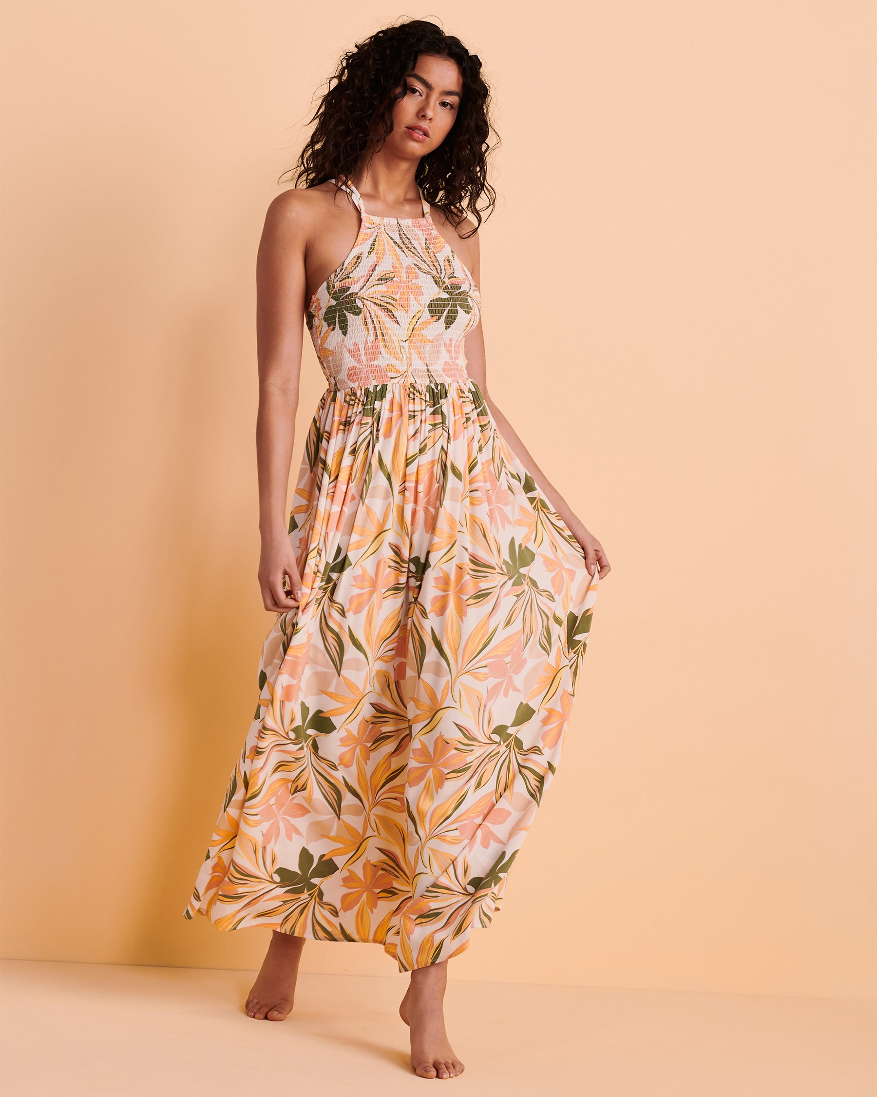 ROXY BUNGALOW Maxi Dress Floral ARJWD03516 - View1