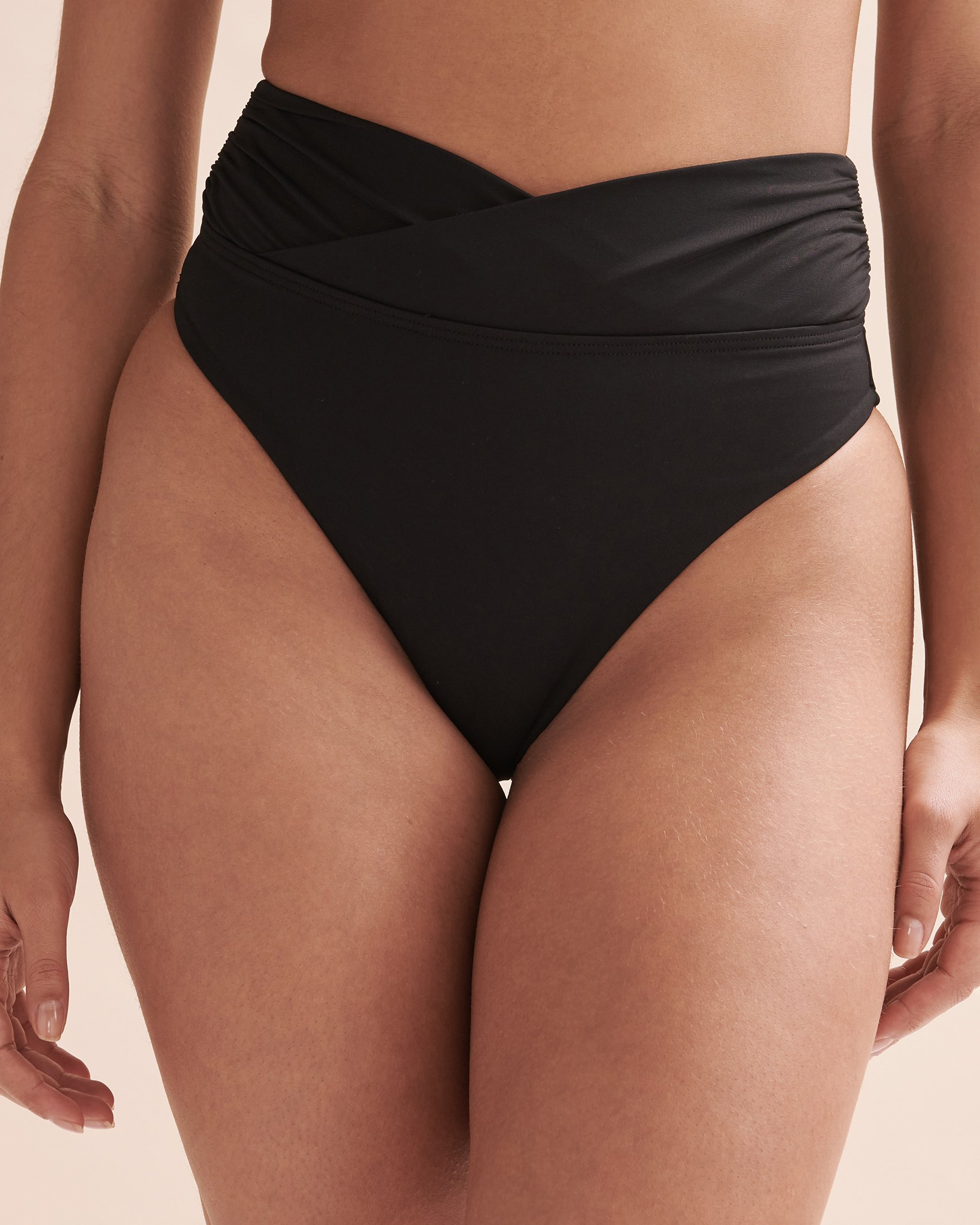 SEA LEVEL ESSENTIALS ECO High Waist Bikini Bottom Black SL4495ECO - View1
