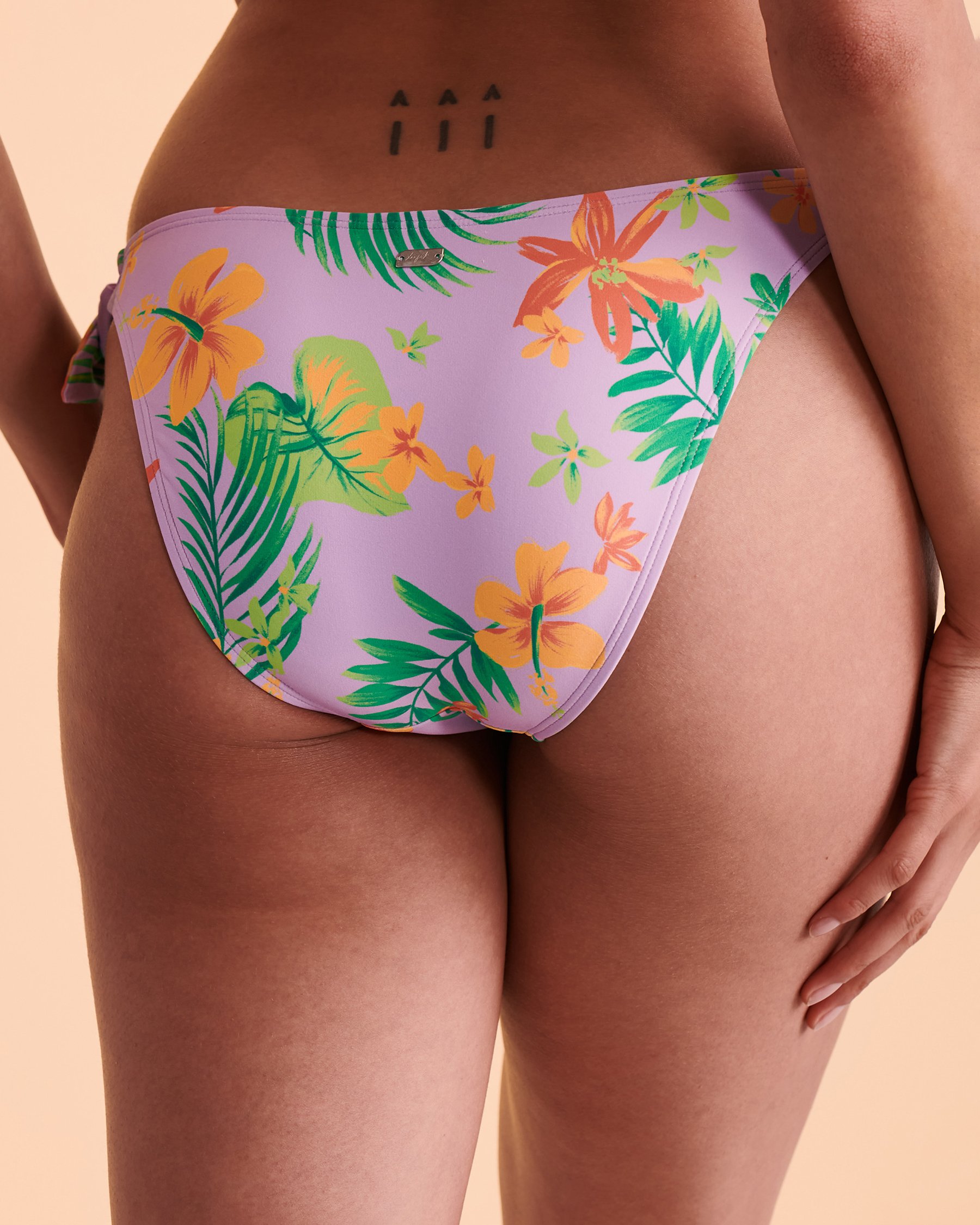 TROPIK TROPICAL Brazilian Bikini Bottom Tropical print 01300191 - View2