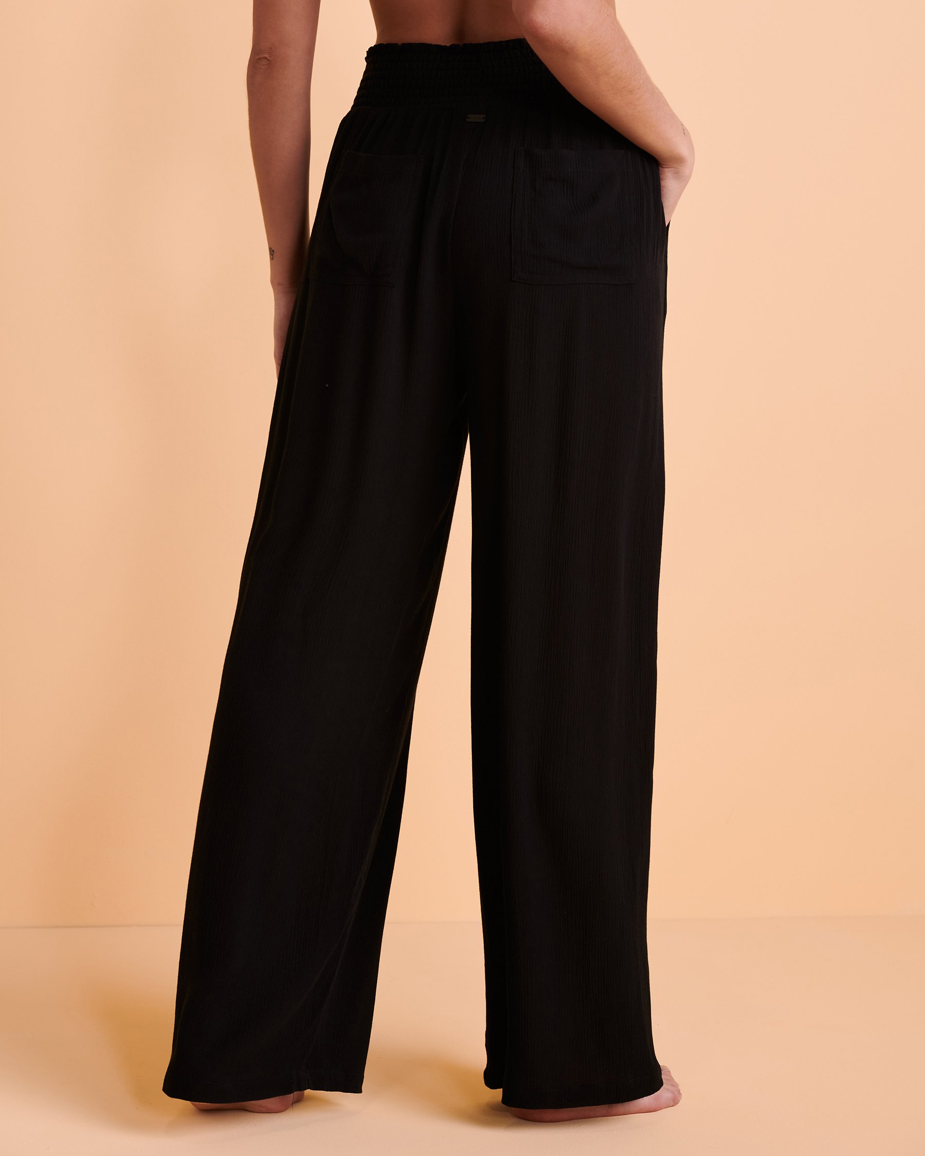 TROPIK Black Pants with Pockets Black 02200038 - View2