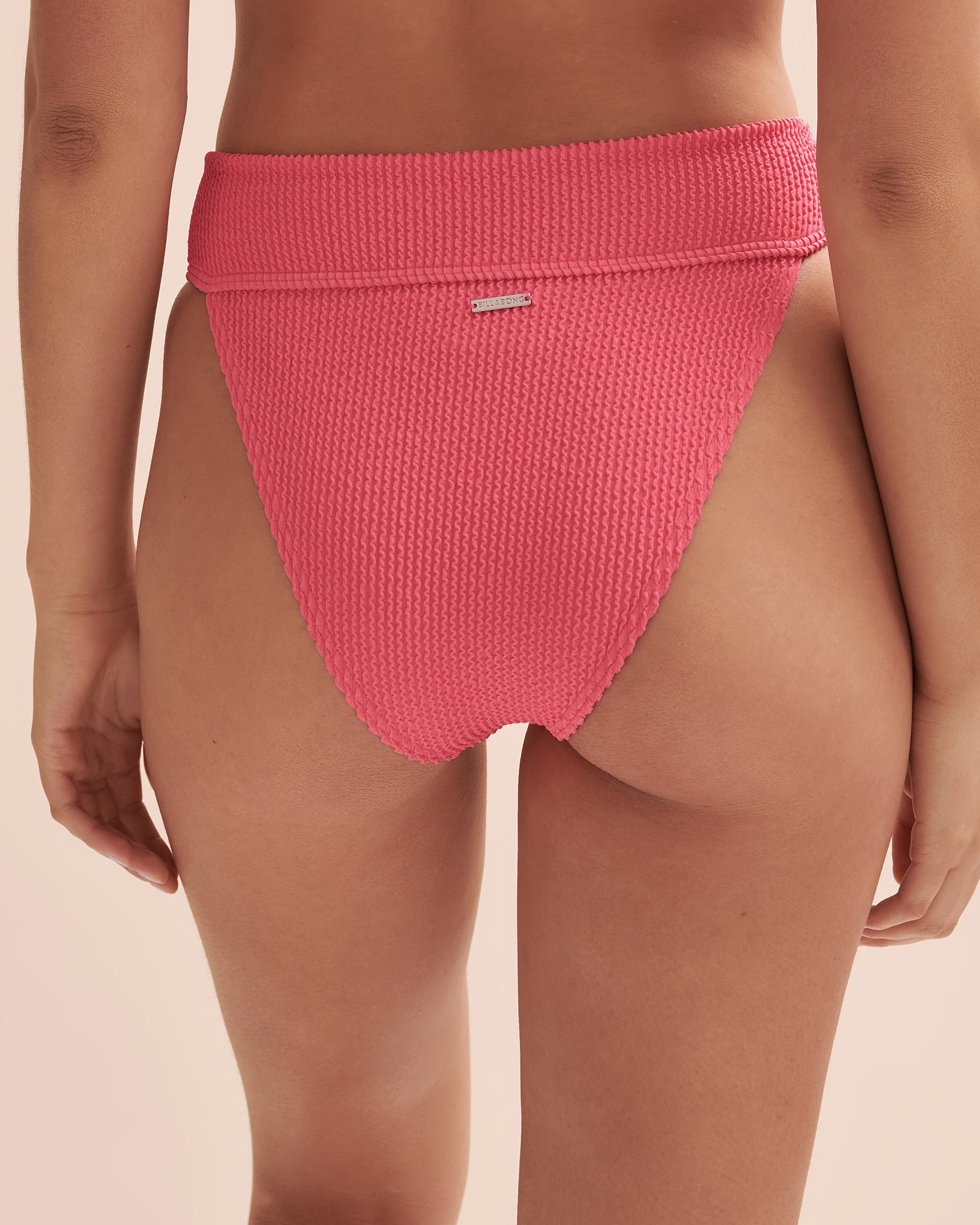 BILLABONG Bas de bikini jambe haute Summer High Corail ABJX400738 - Voir3