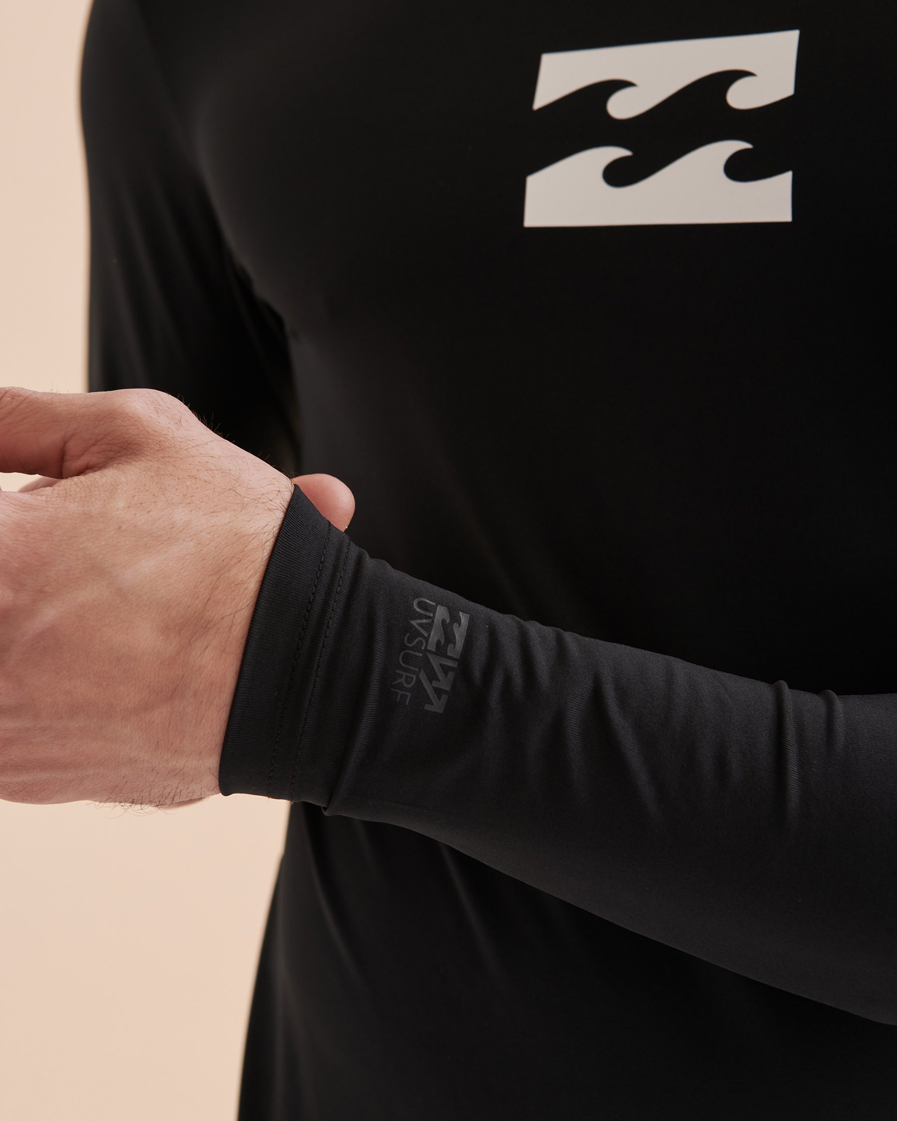 BILLABONG All Day Wave Long Sleeve Rashguard Black ABYWR00109 - View4
