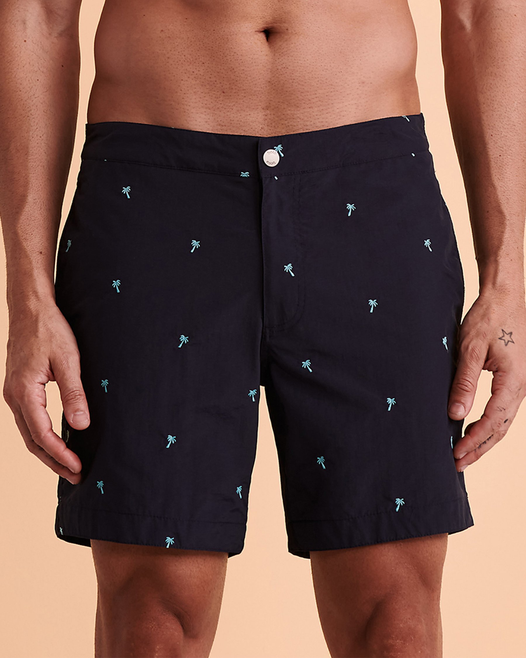 BOTO Aruba Swim Trunks Navy print 314138 - View1
