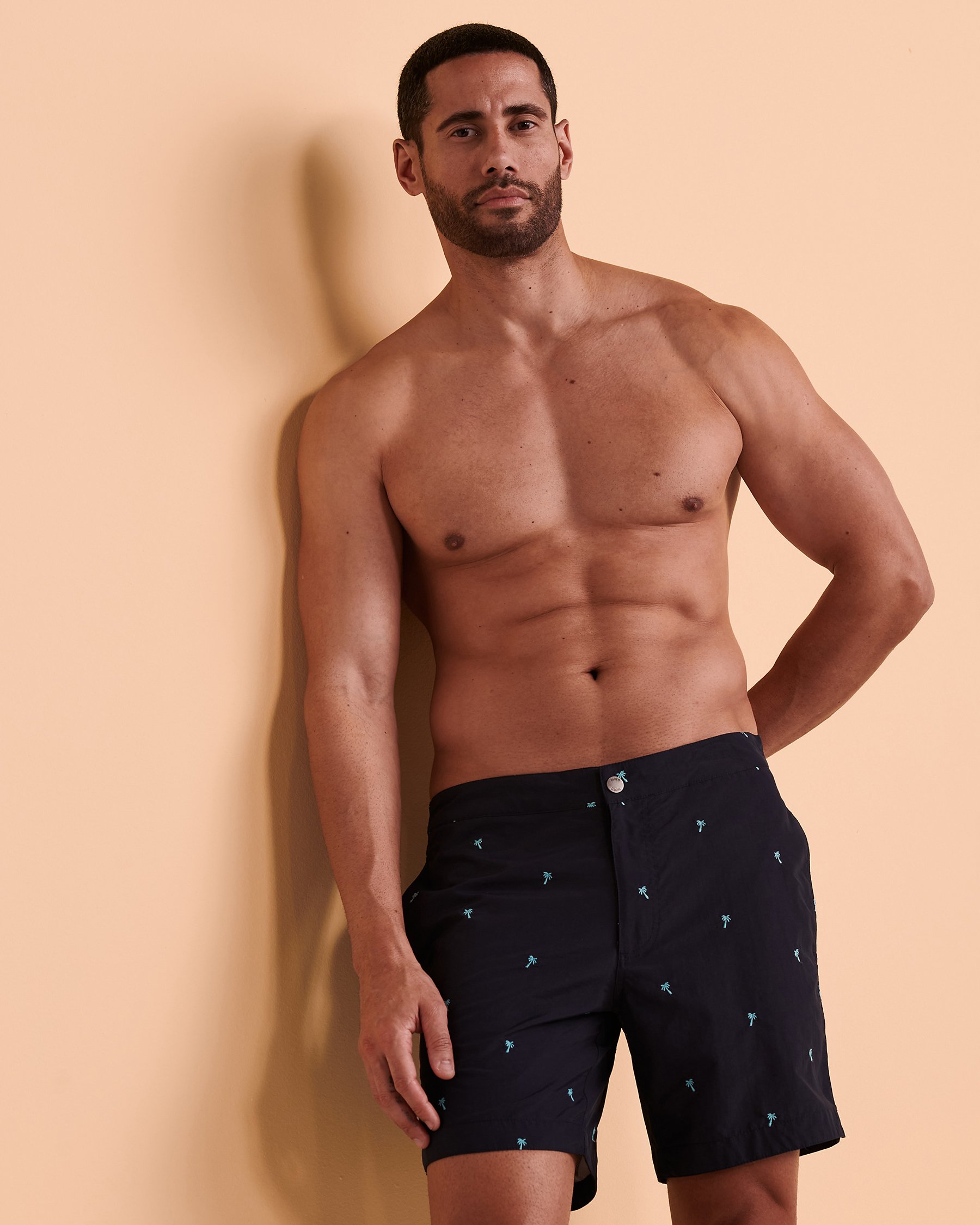 BOTO Aruba Swim Trunks Navy print 314138 - View4