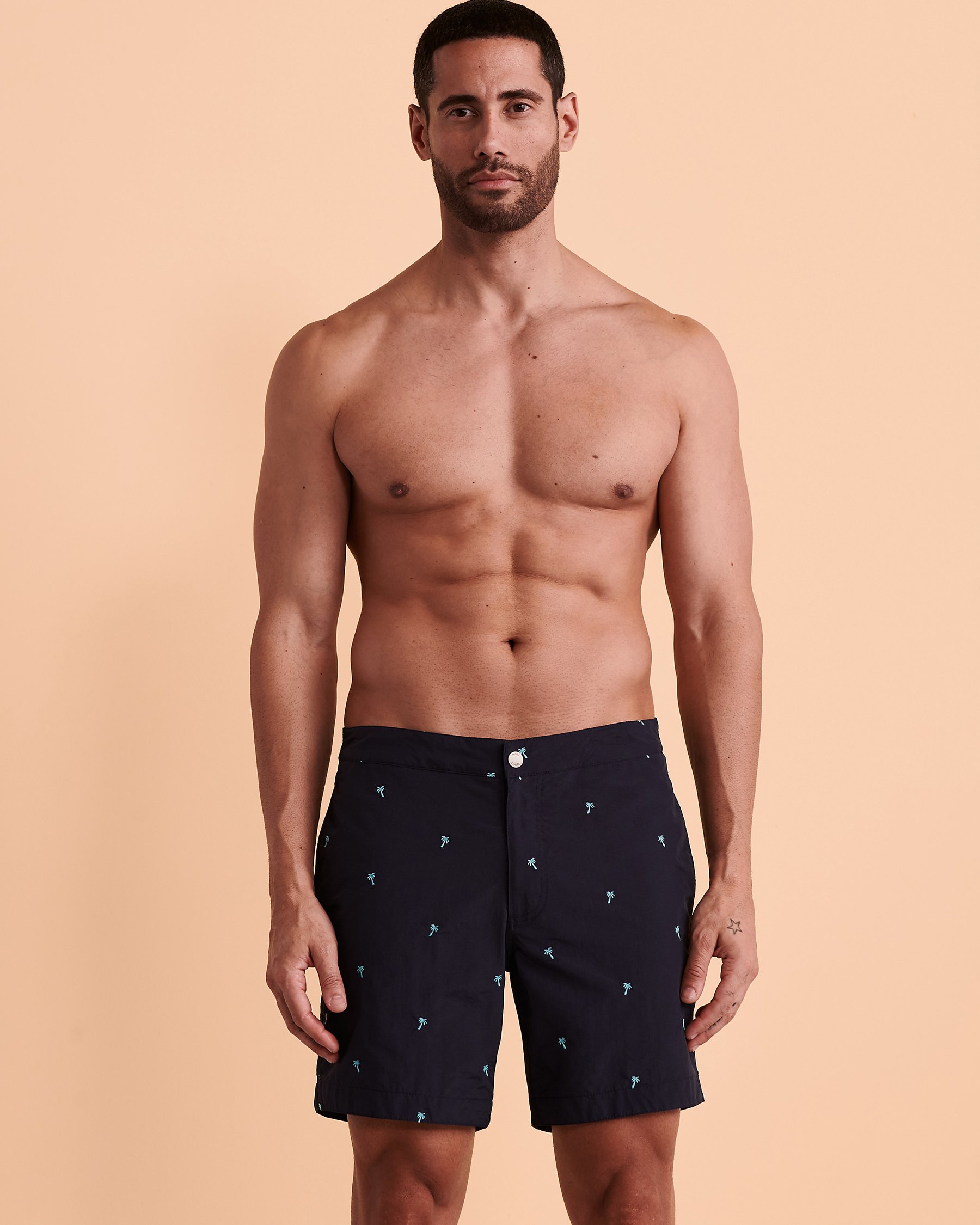 BOTO Aruba Swim Trunks Navy print 314138 - View5