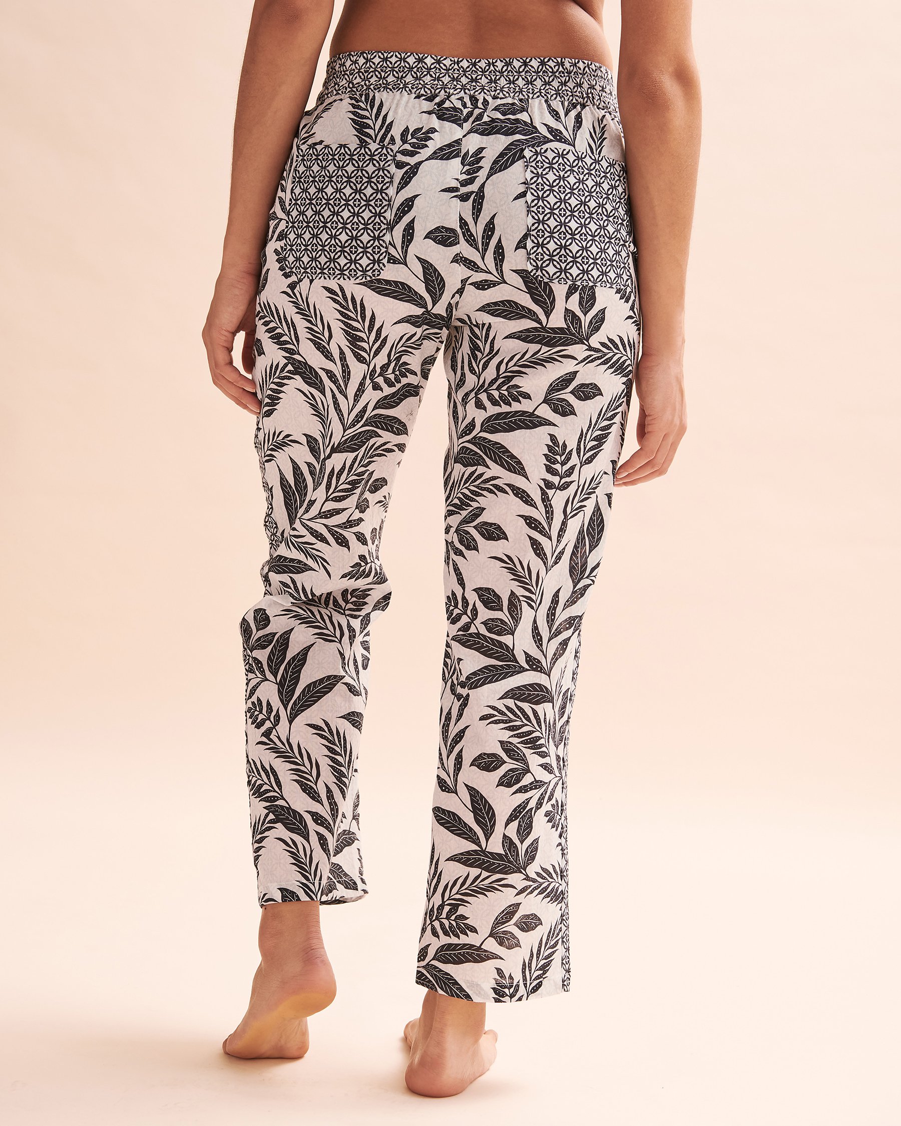 ECHO DESIGN Casablanca Pants Navy print EB0343 - View2
