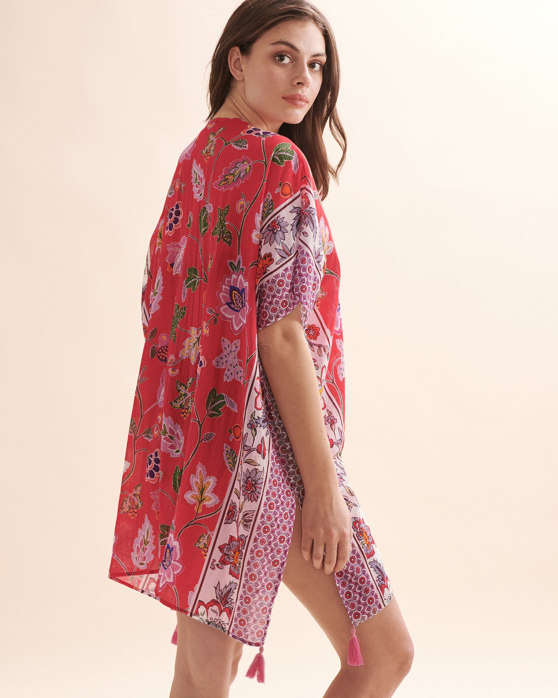 ECHO DESIGN Caftan Wanderlust Hibiscus EB0348 - View2
