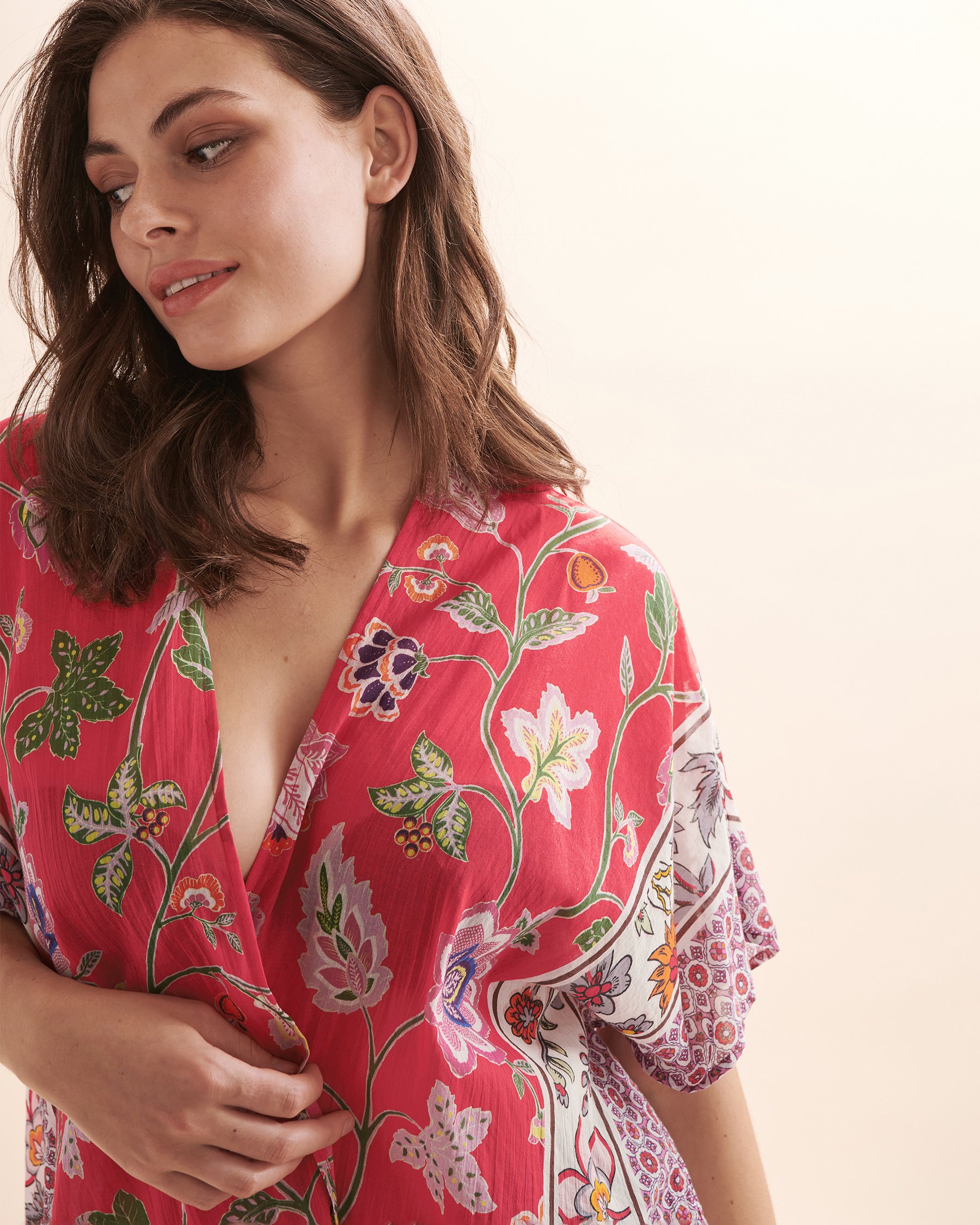 ECHO DESIGN Caftan Wanderlust Hibiscus EB0348 - View3