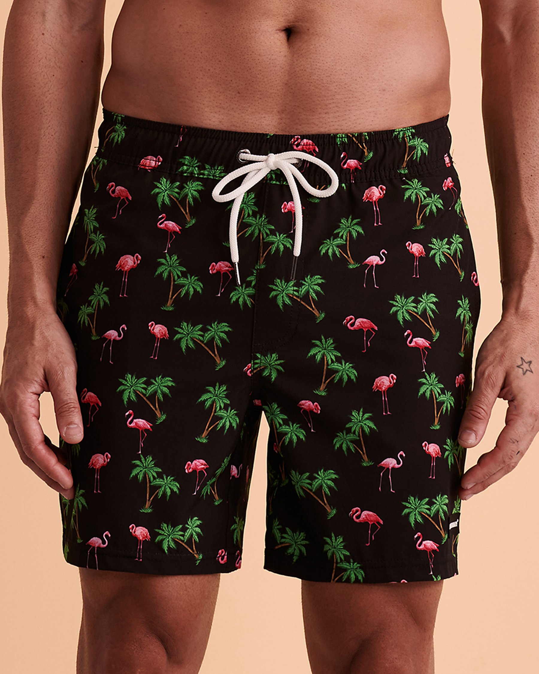 ISLANDHAZE Volley Swimsuit with Mesh Lining Flamingo MB122901 - View1