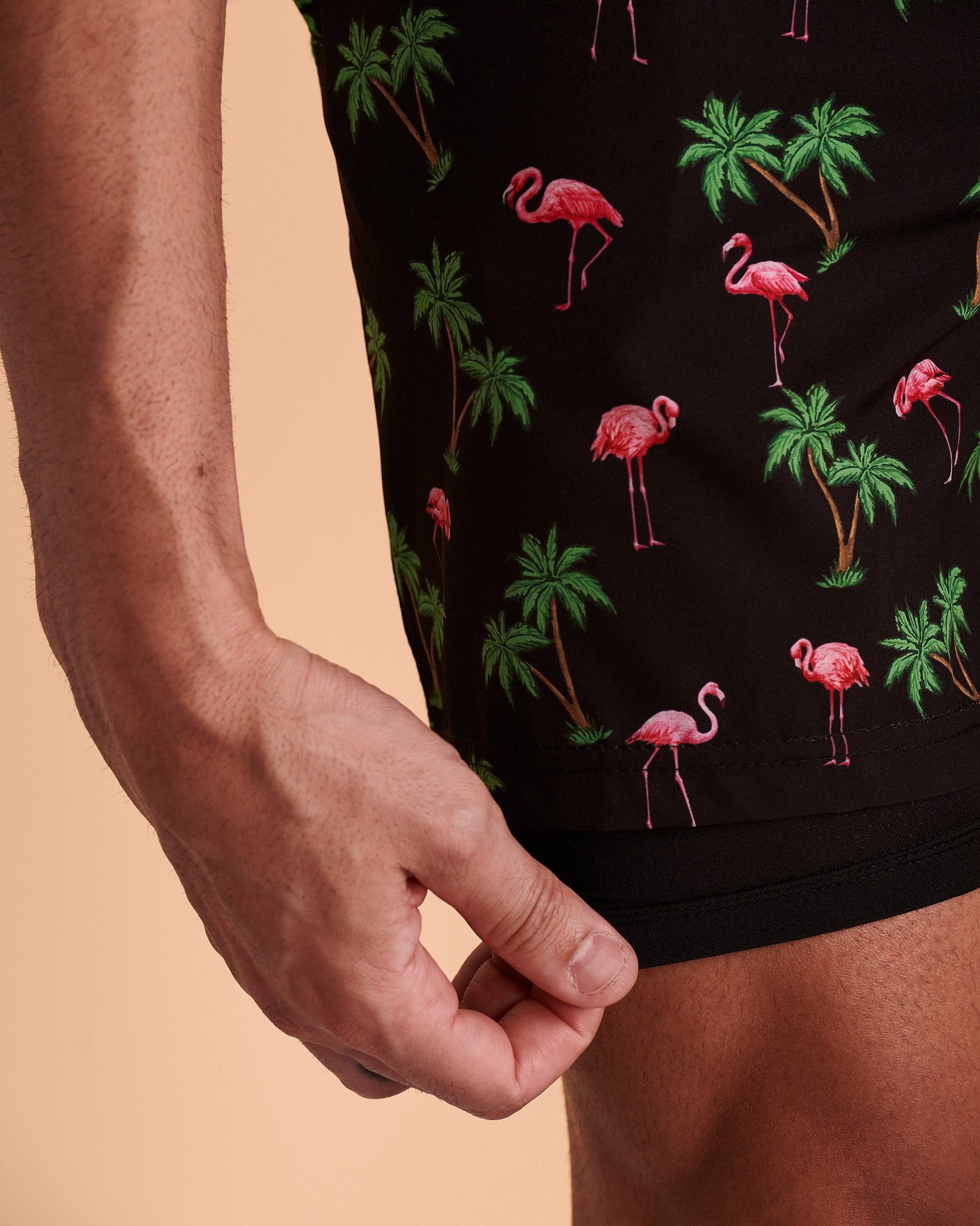 ISLANDHAZE Volley Swimsuit with Mesh Lining Flamingo MB122901 - View2