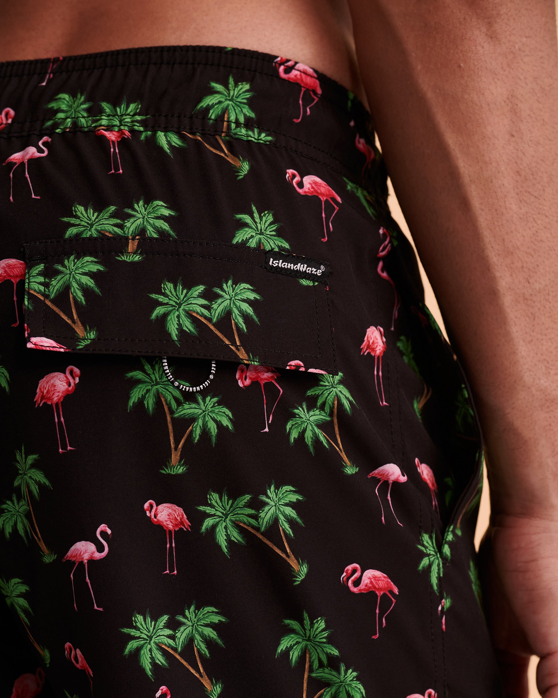ISLANDHAZE Volley Swimsuit with Mesh Lining Flamingo MB122901 - View3