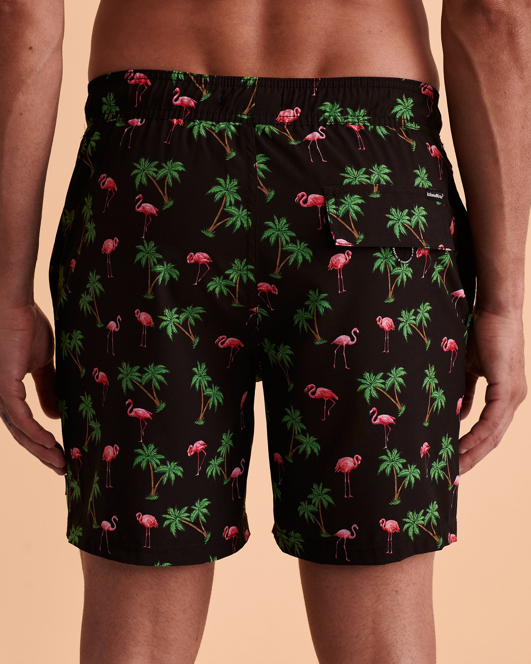 ISLANDHAZE Volley Swimsuit with Mesh Lining Flamingo MB122901 - View4