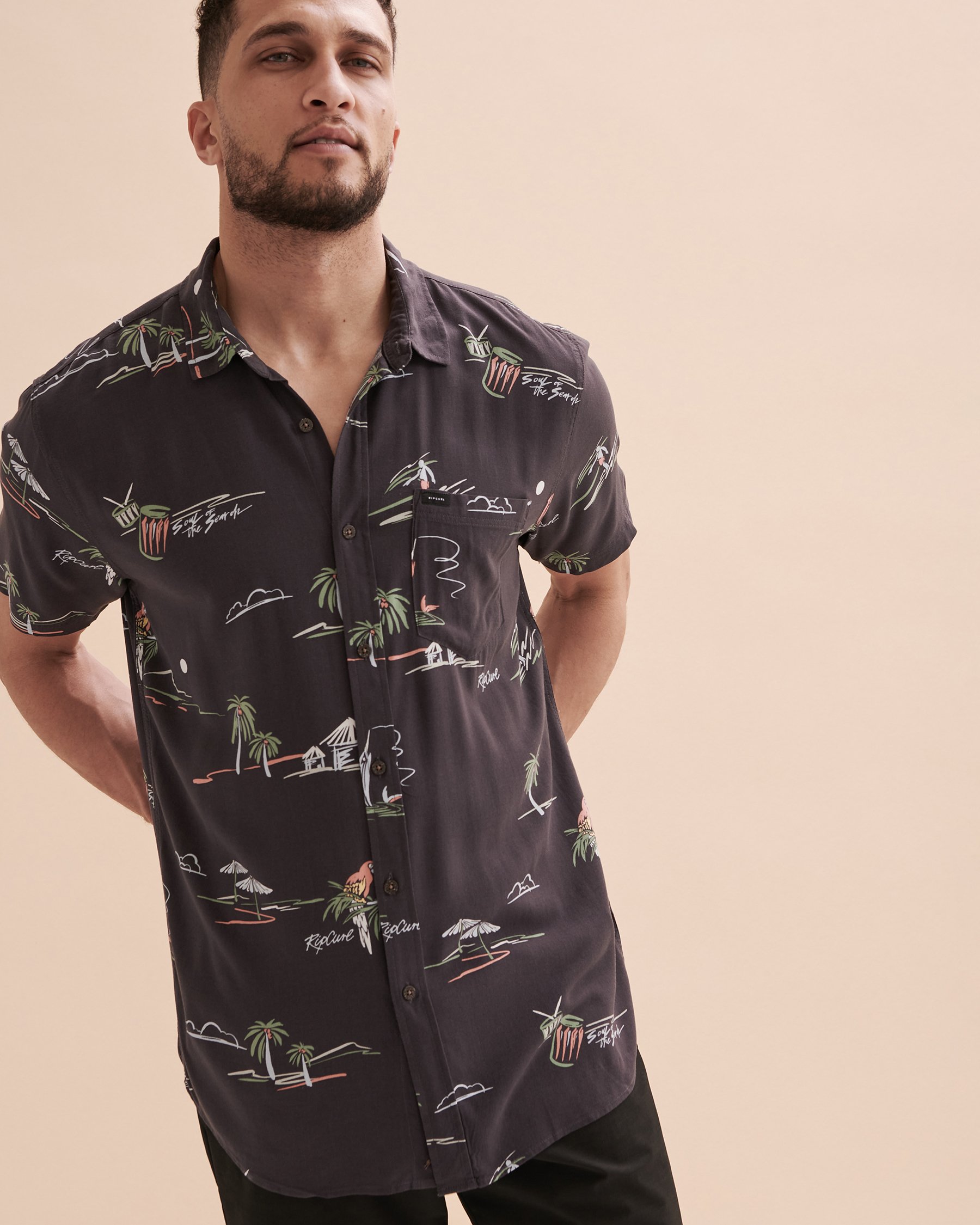 RIP CURL Chemisier manches courtes Party Pack Ile 01CMSH - Voir4