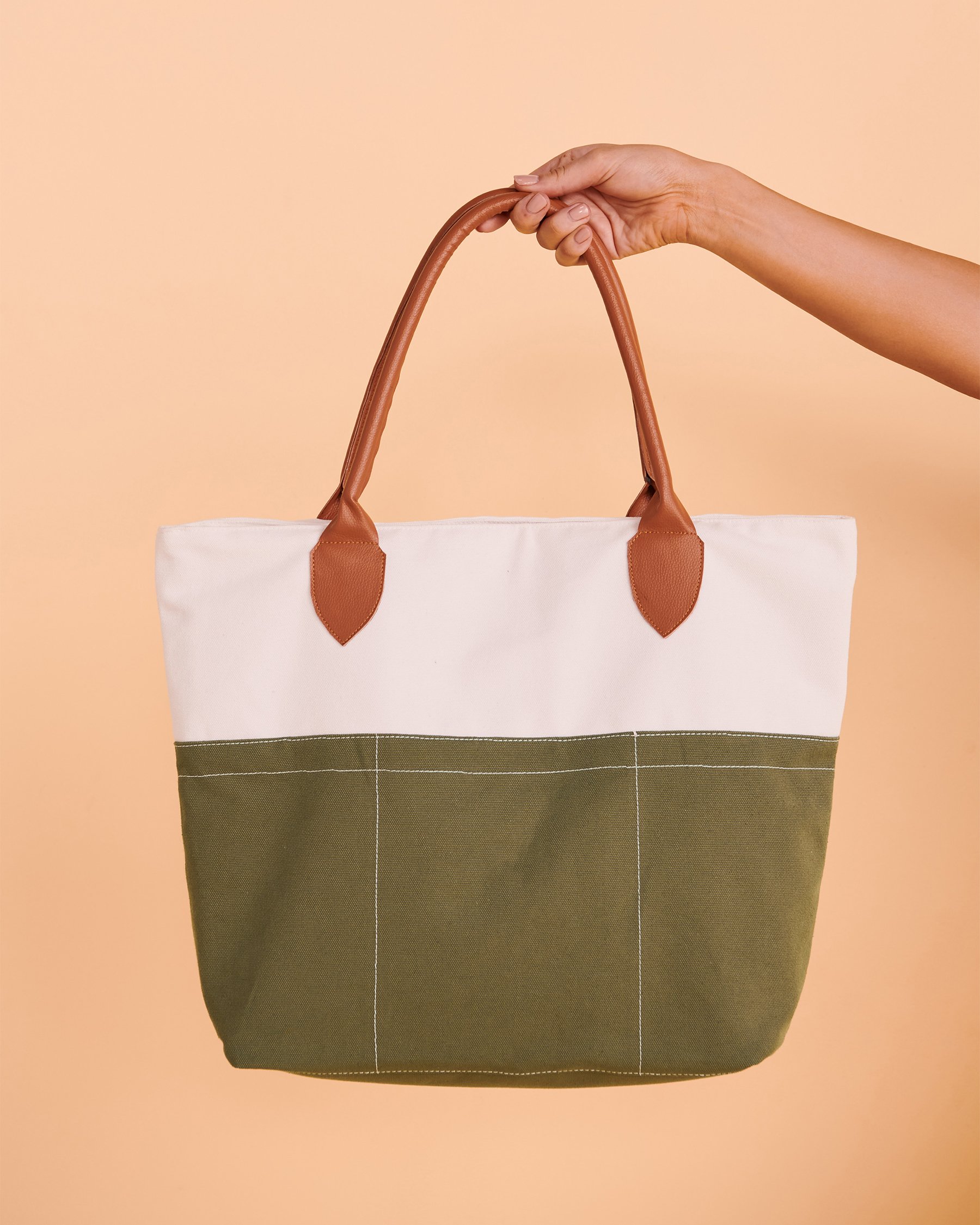SARAJANE Canvas Bag Two tone 23SJ2130 - View2