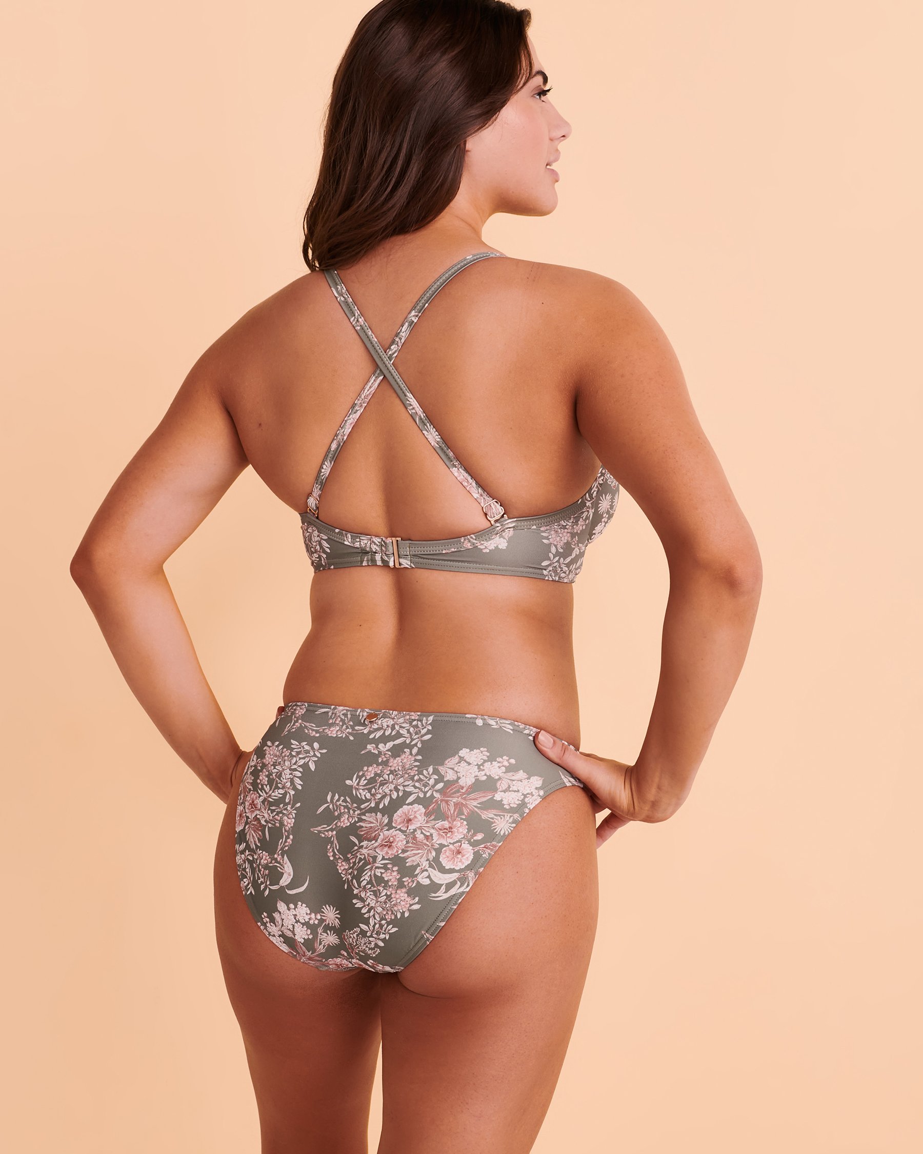 AZURA Chelsea Twisted Bikini Top Floral SS12323 - View4