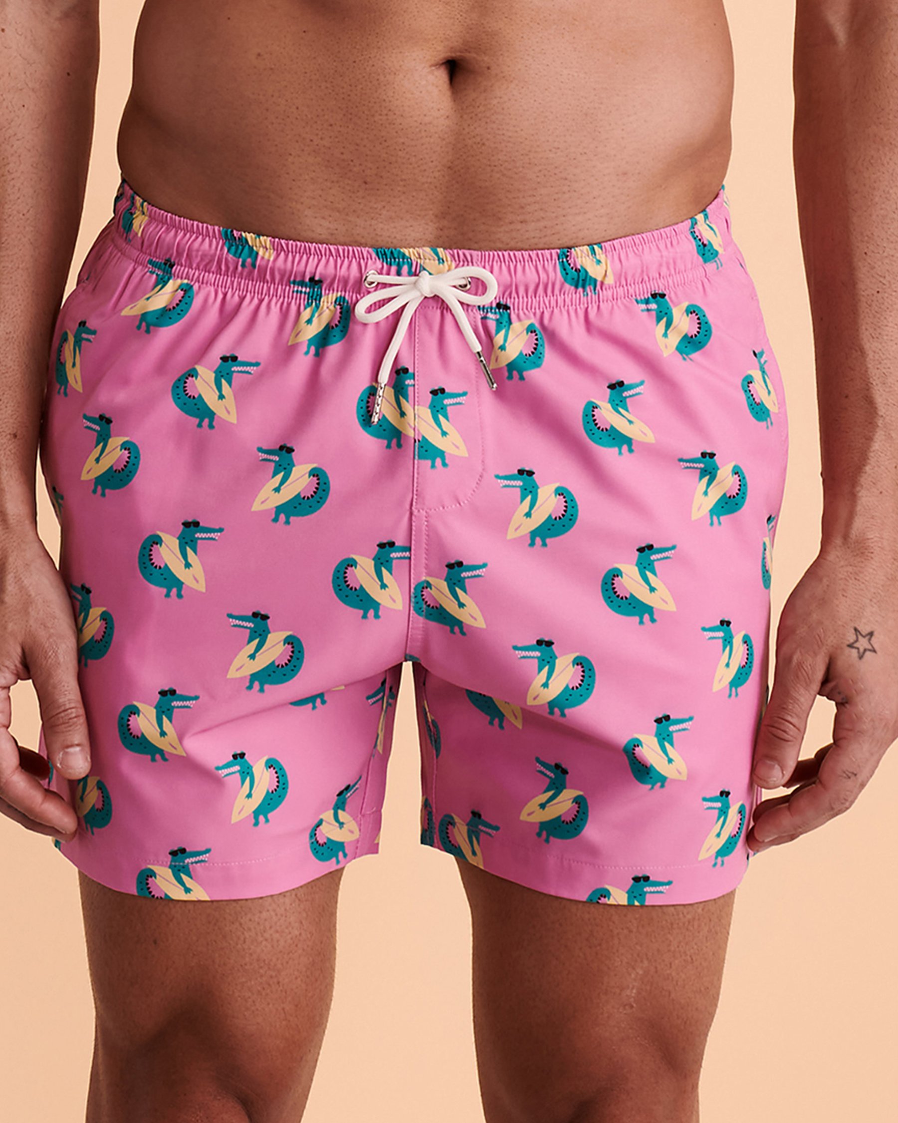 BERMIES Surfing Crocs Volley Swimsuit Crocodile SURFCROCS-CL - View3