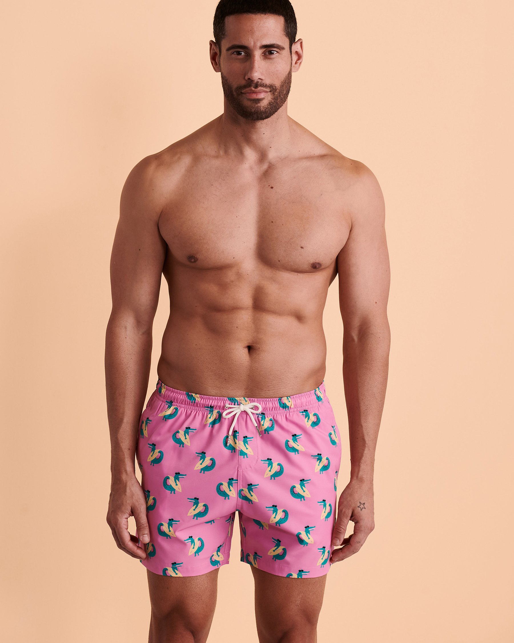 BERMIES Surfing Crocs Volley Swimsuit Crocodile SURFCROCS-CL - View6