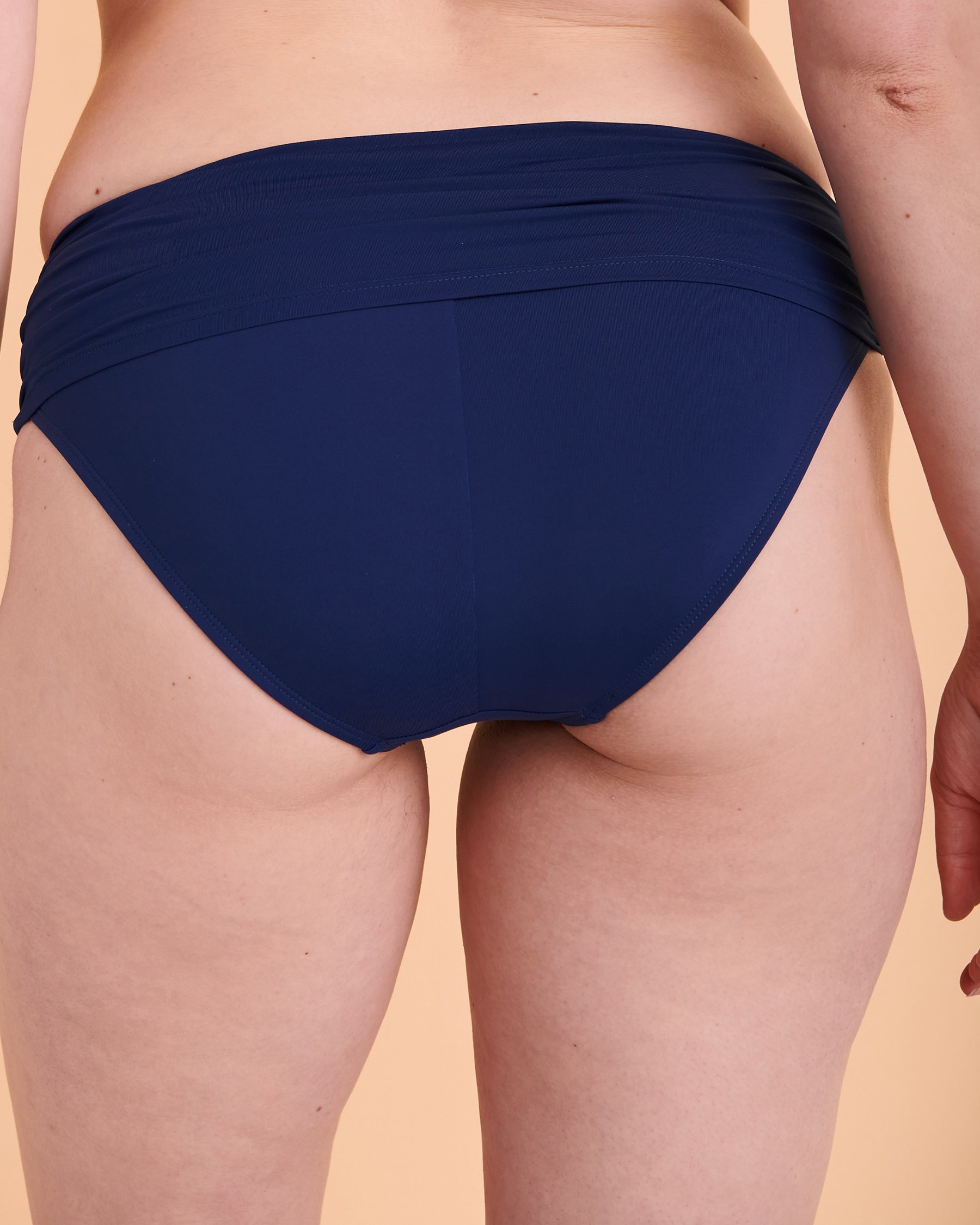 BLEU ROD BEATTIE KORE Twisted Waistband Bikini Bottom Navy RBKK00511H - View2