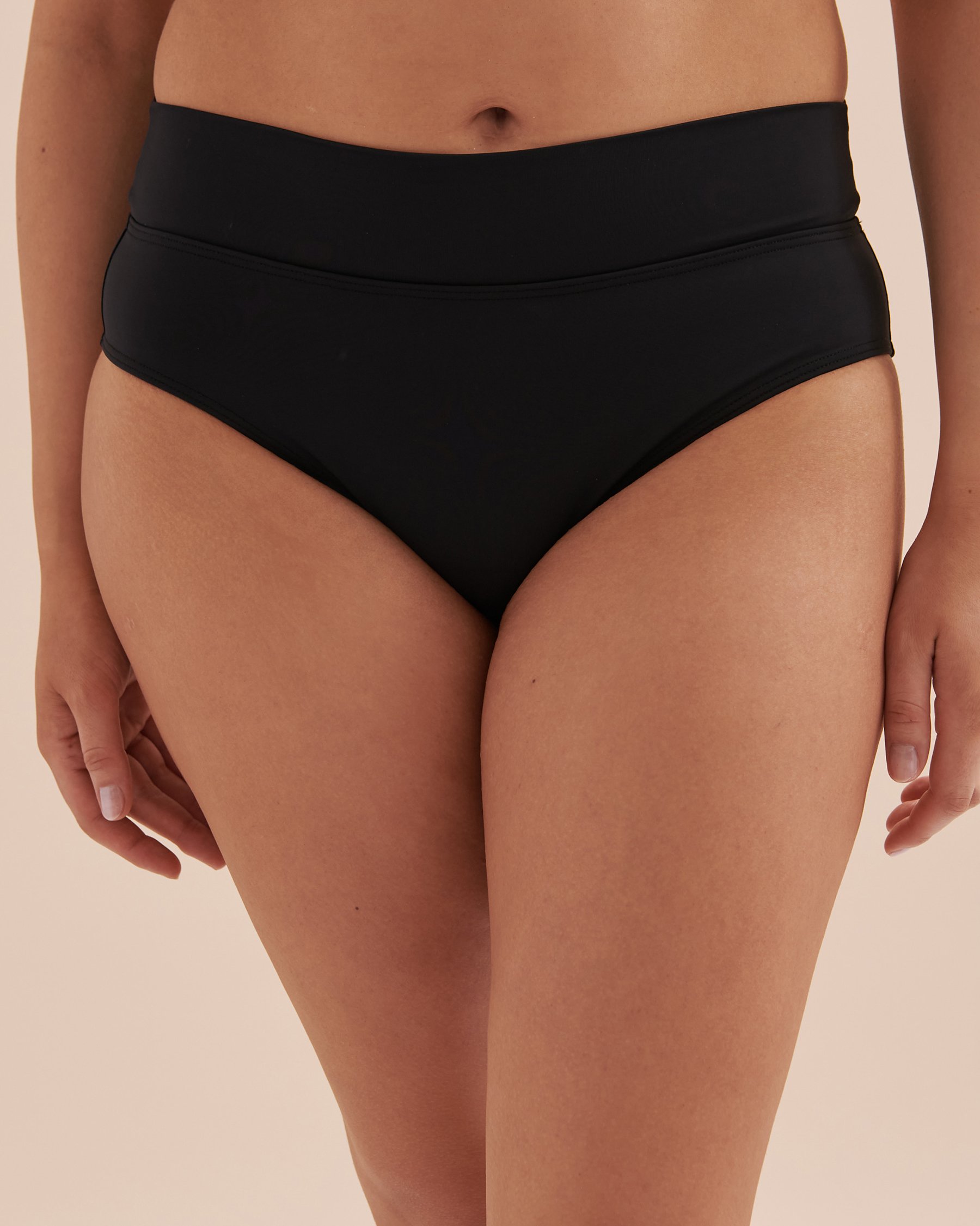 EAU DE SEA Tropical High Waist Bikini Bottom Black 01300208 - View1