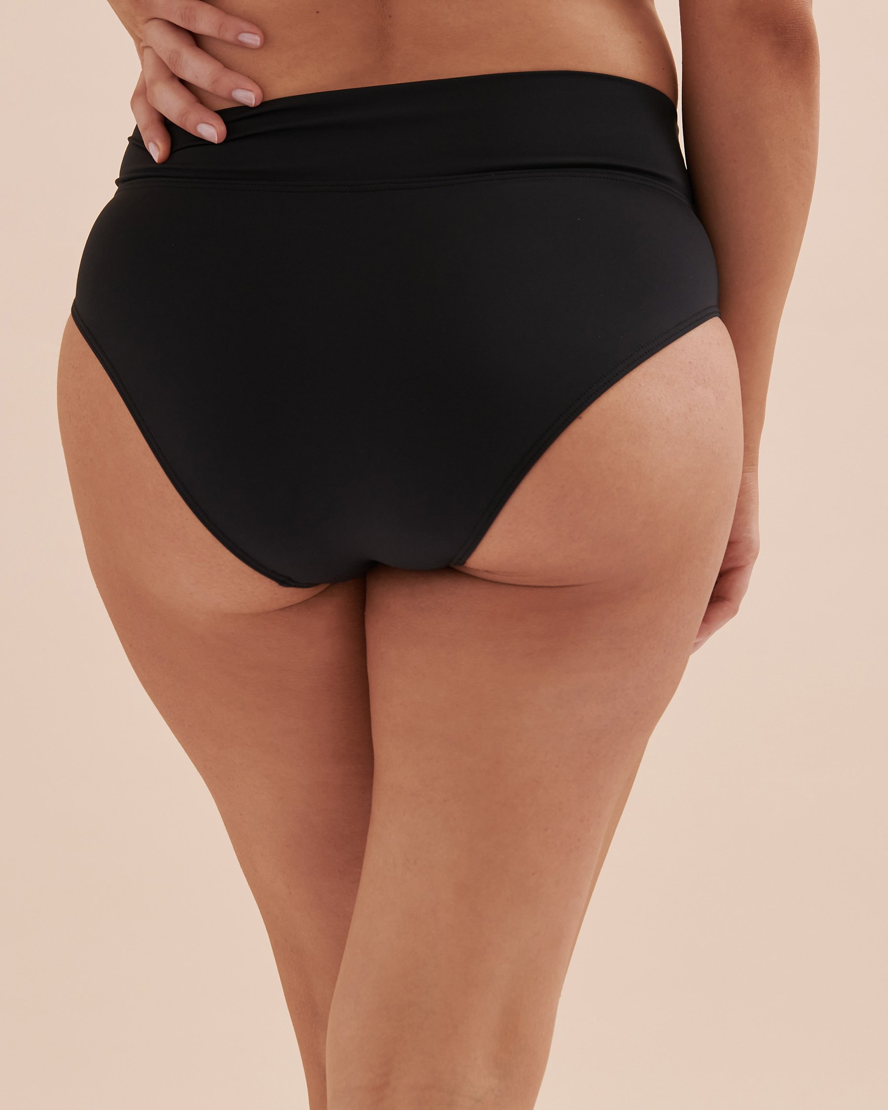 EAU DE SEA Tropical High Waist Bikini Bottom Black 01300208 - View2