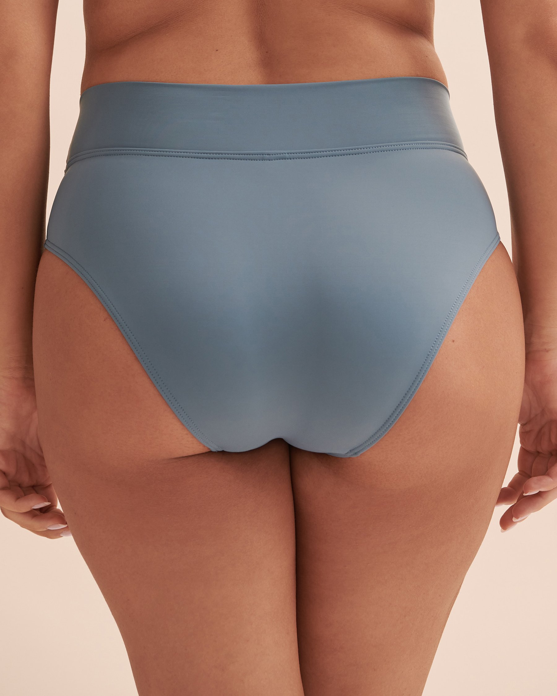 EAU DE SEA Tropical High Waist Bikini Bottom Blue Stone 01300208 - View4