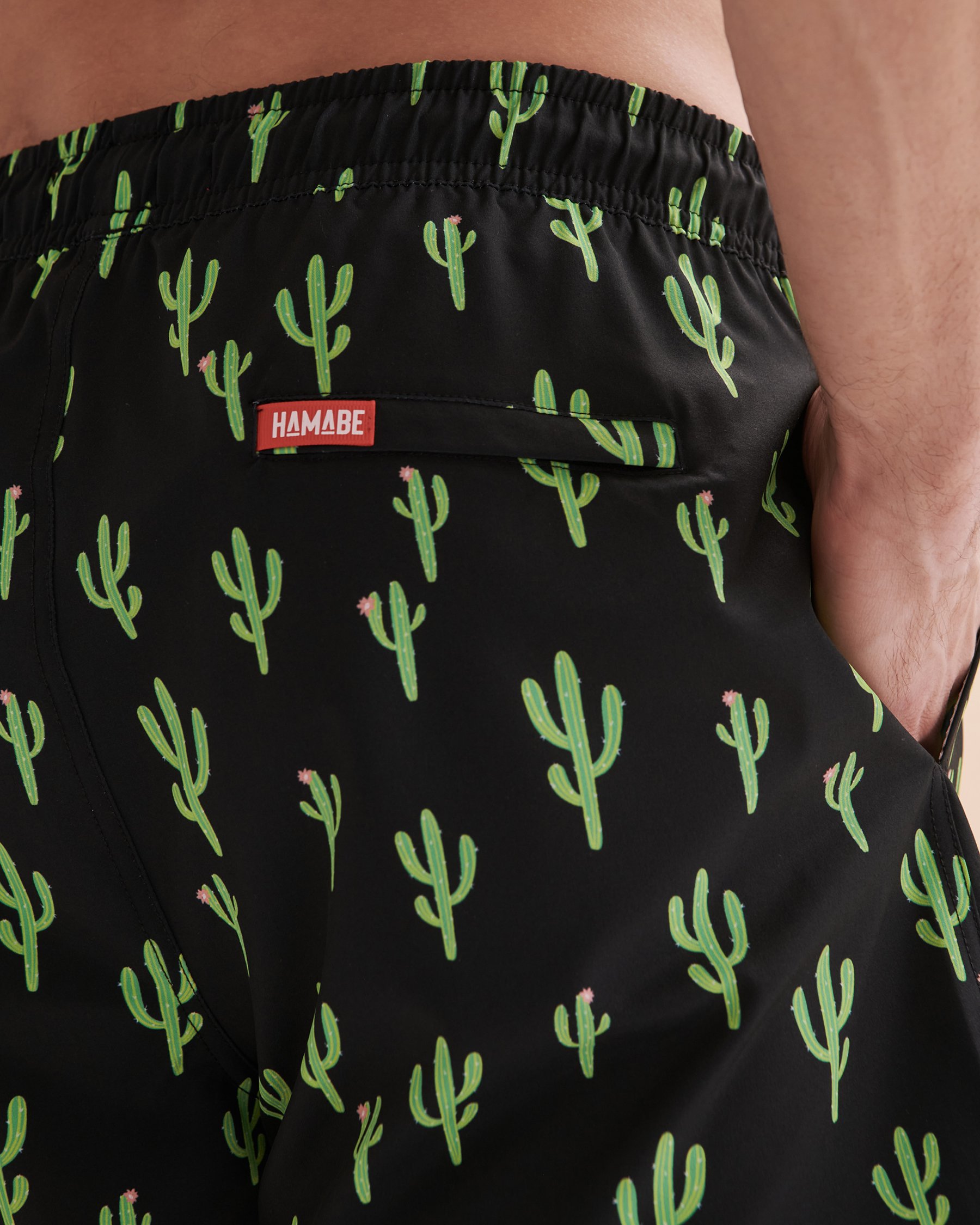 HAMABE Volley Swimsuit Cactus 03100015 - View3