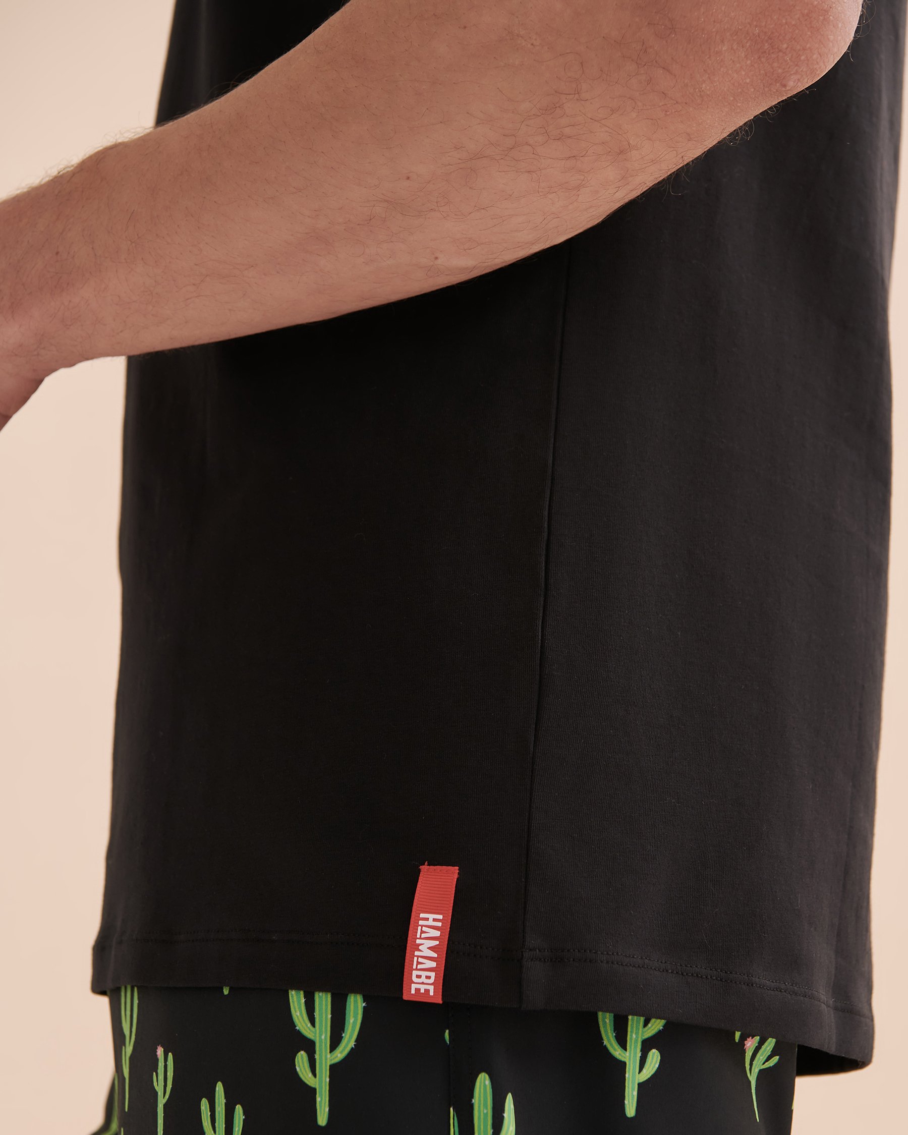 HAMABE Tank Top Black 04100011 - View3