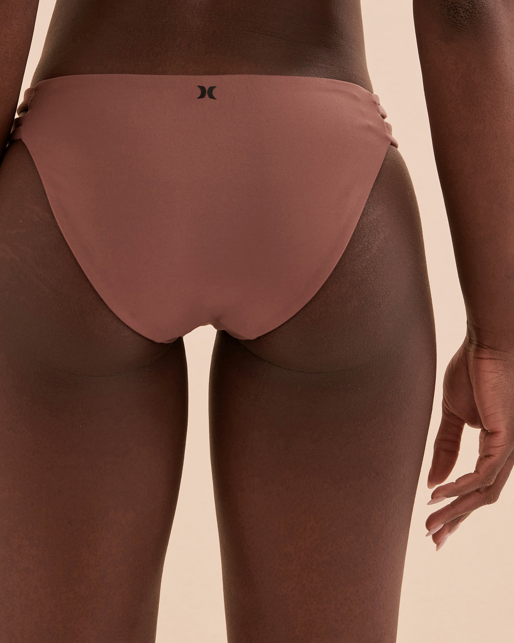 HURLEY MAX SOLID Full Bikini Bottom Chocolate HB1152 - View2