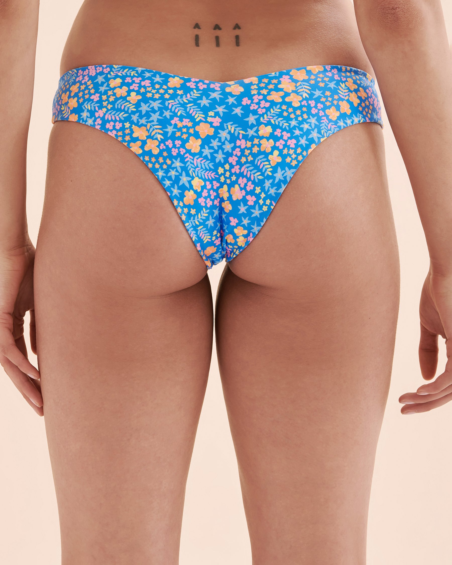 KULANI KINIS Bas de bikini cheeky Bombshell Beach Imprimé miniature BOT216BOM - Voir2