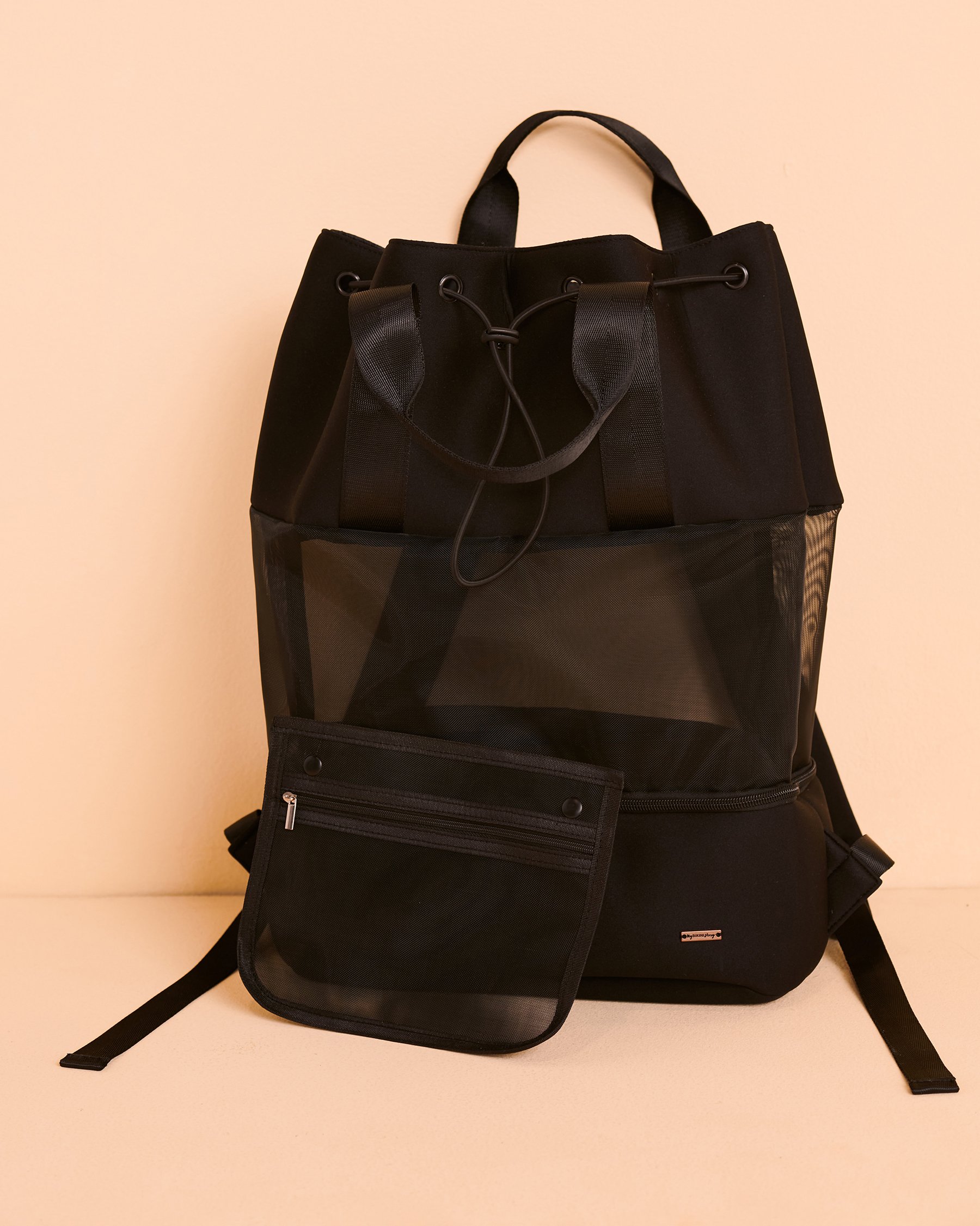 MY BIKINI STORY Mesh Backpack Black 02500004 - View4