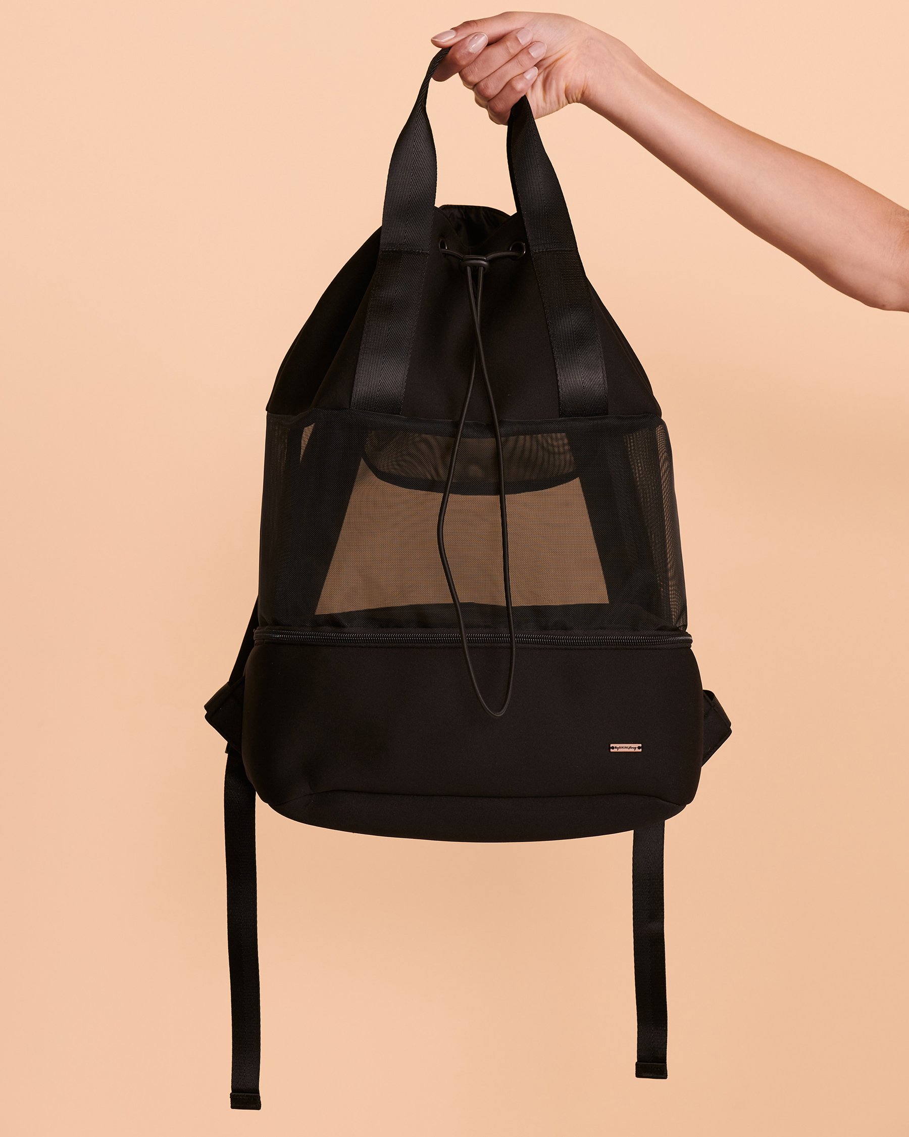 MY BIKINI STORY Mesh Backpack Black 02500004 - View2