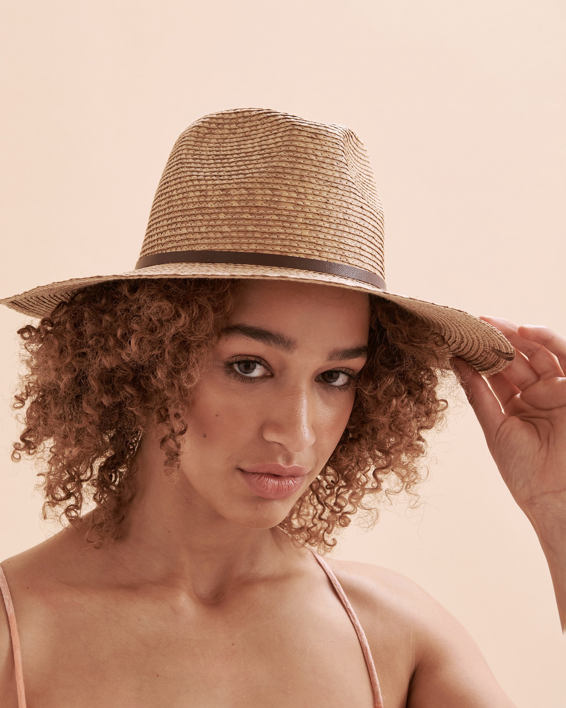 RIP CURL Chapeau panama en paille Palmeto UPF Naturel 02BWHE - Voir1