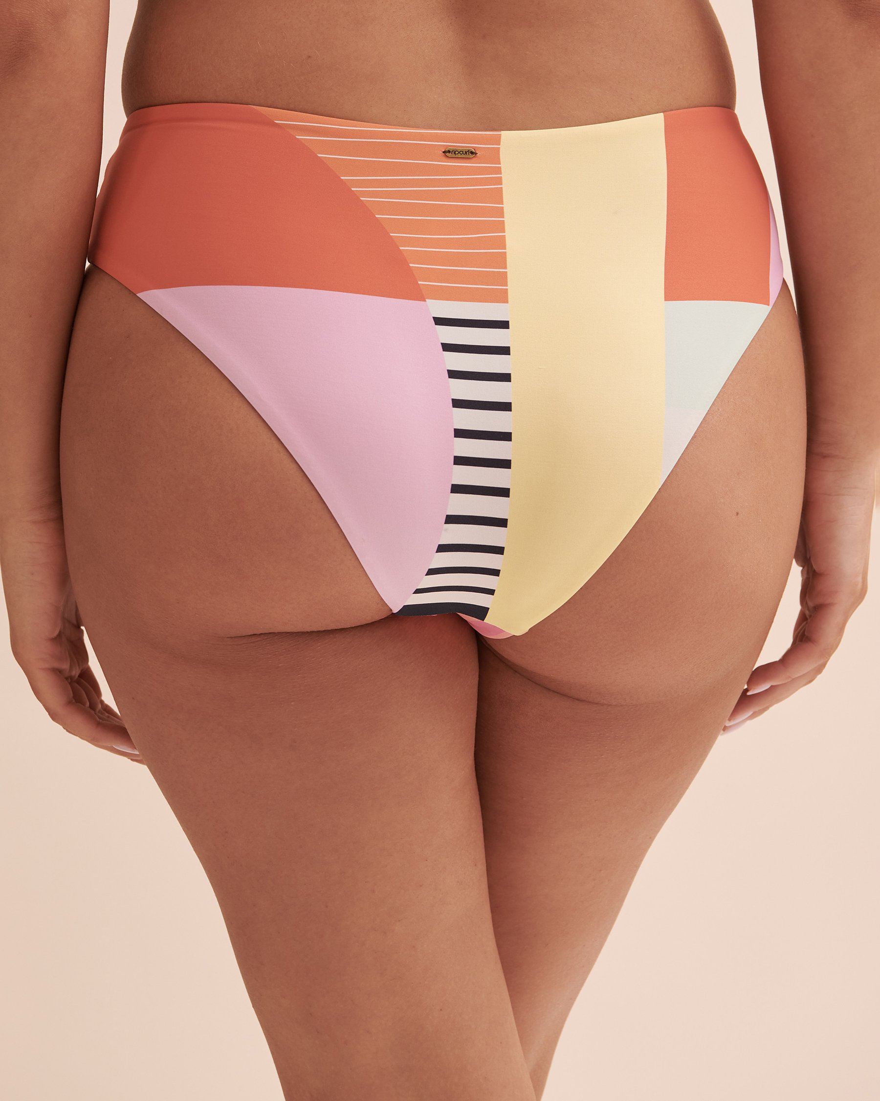 RIP CURL Bas de bikini taille mi-haute Daybreak Imprimé Multicouleur 064WSW - View2