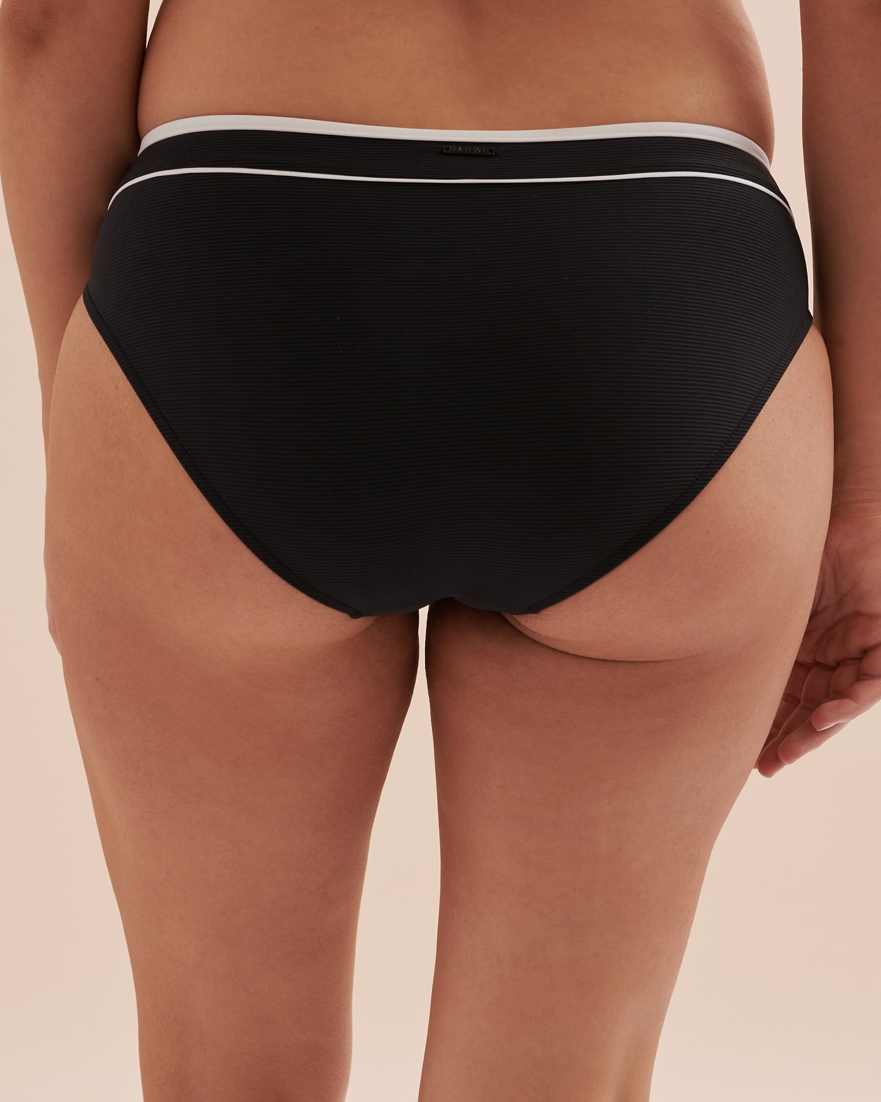 SEA LEVEL Elite Mid Waist Bikini Bottom Black SL4529EL - View2