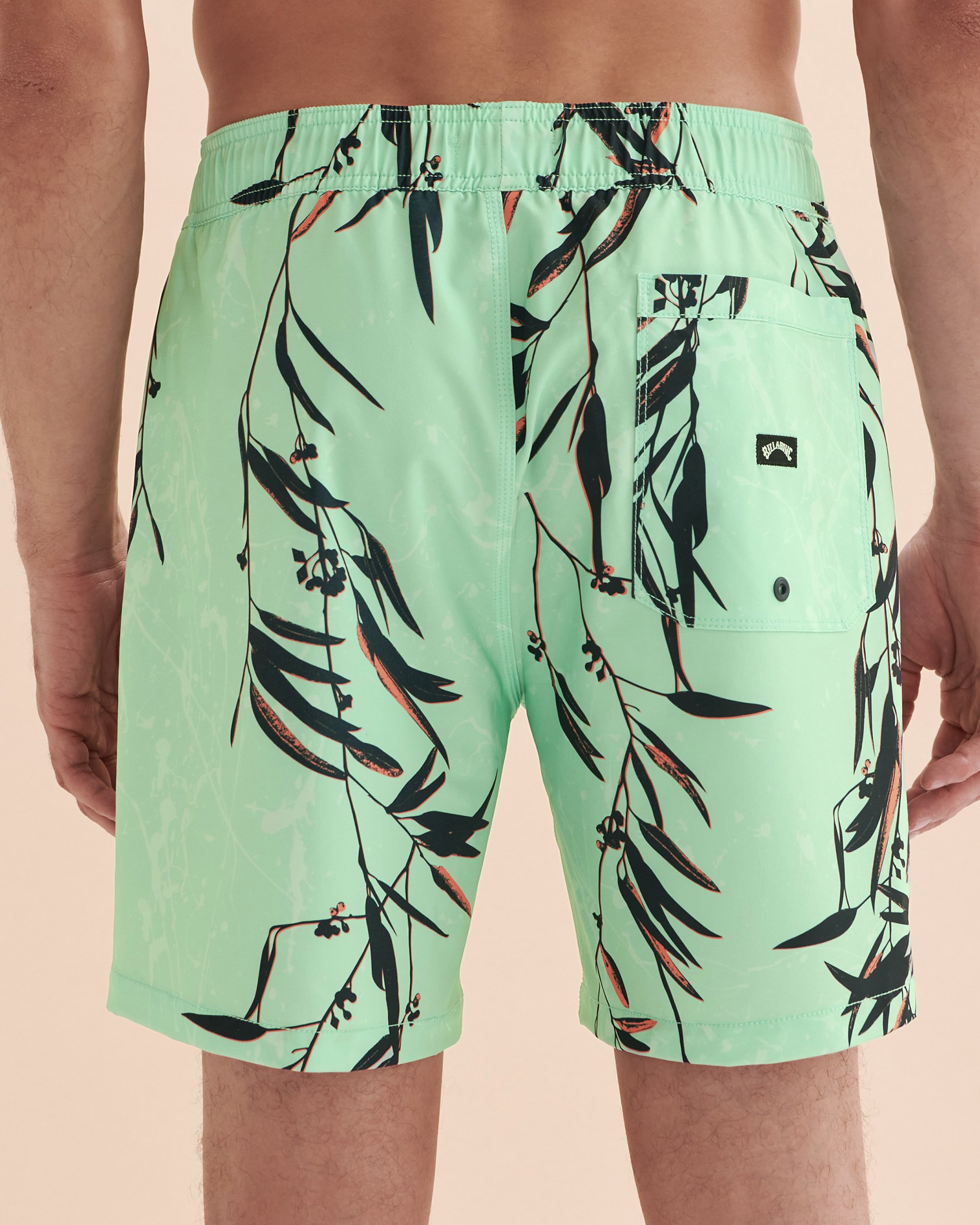 BILLABONG Sundays Layback Volley Swimsuit Leaves print ABYJV00103 - View3