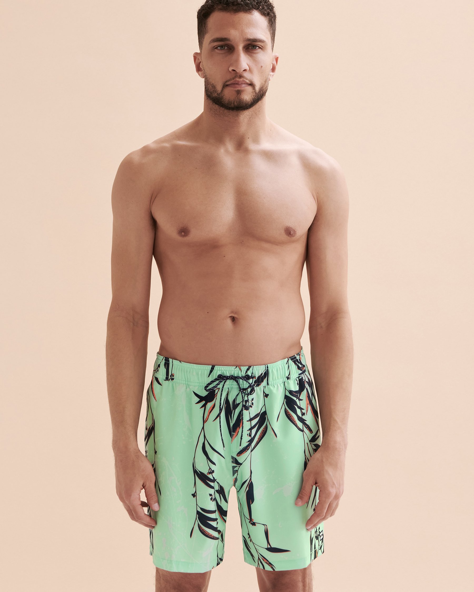 BILLABONG Sundays Layback Volley Swimsuit Leaves print ABYJV00103 - View5