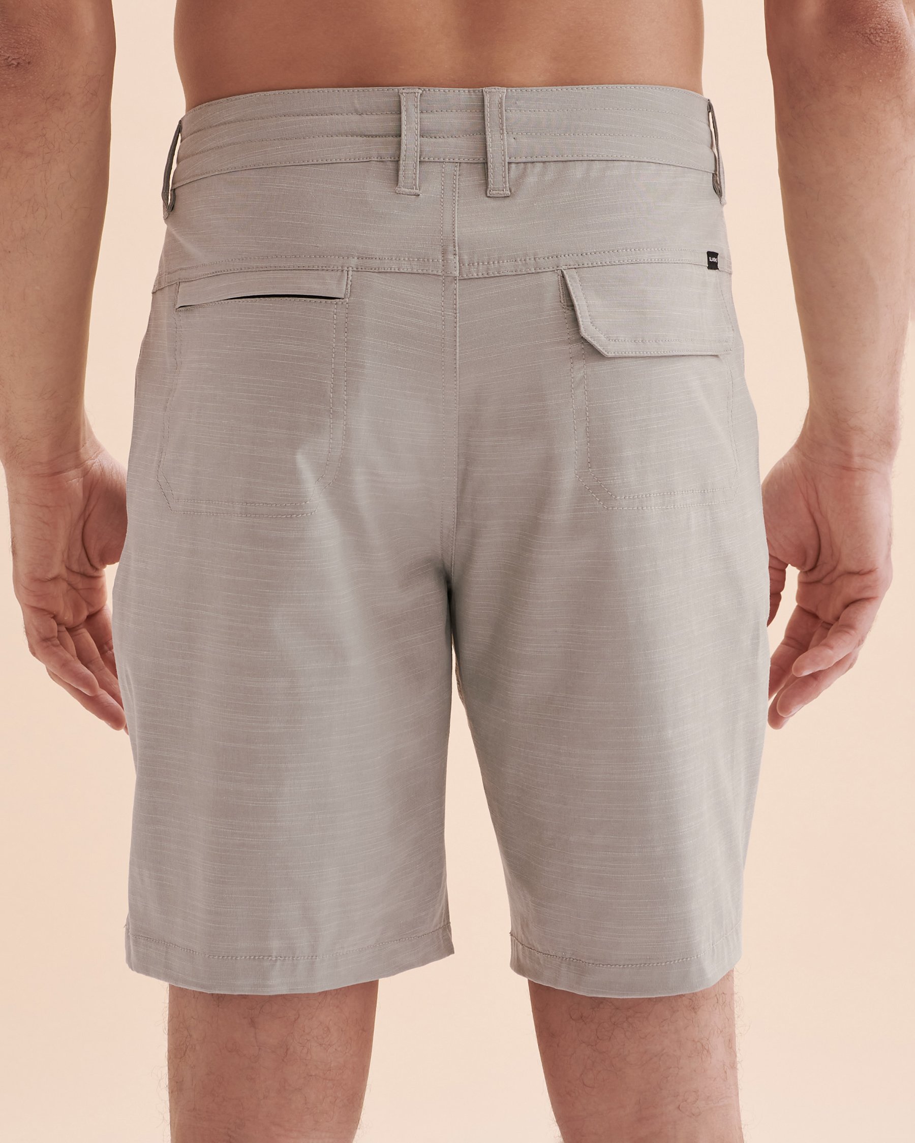 ISLANDHAZE Leisure Loose Hybrid Shorts Light grey MB122625 - View2