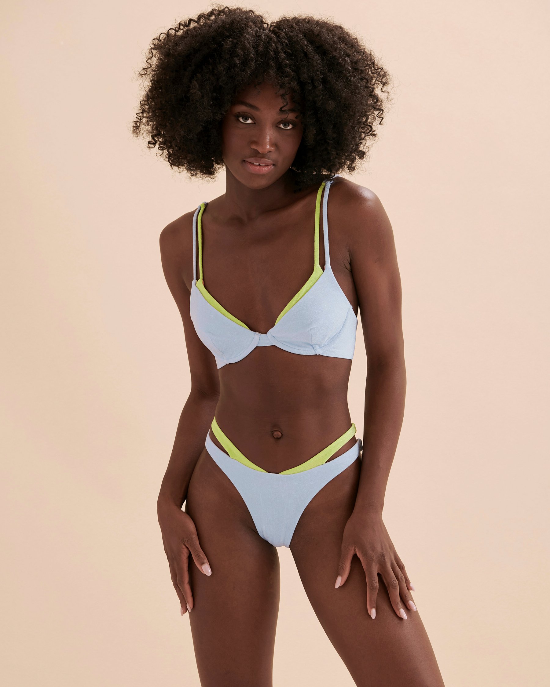 MAAJI Serenity Lavender Reversible High Leg Bikini Bottom Lavender blue 3575SCC001 - View7