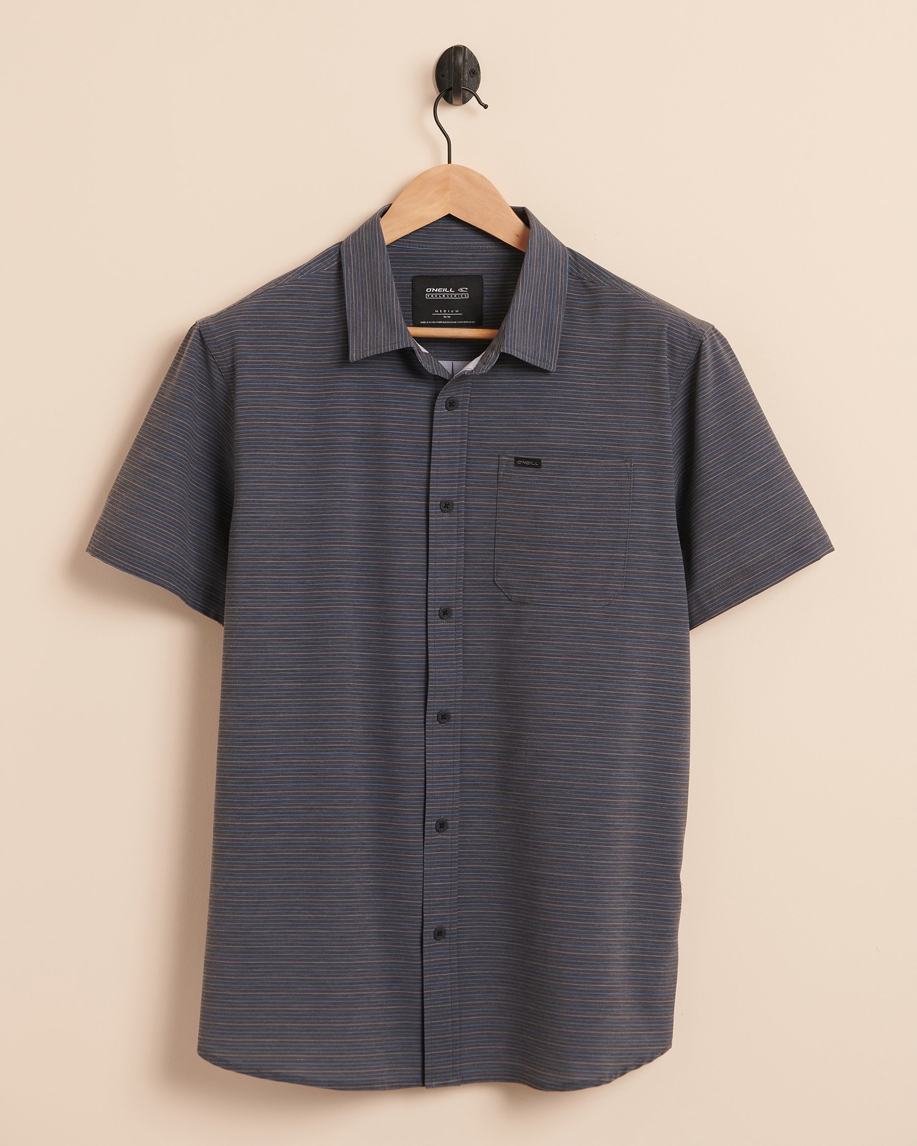 O'NEILL Chemise à manches courtes Trvlr UPF Traverse Rayures noires SP3104103 - Voir1