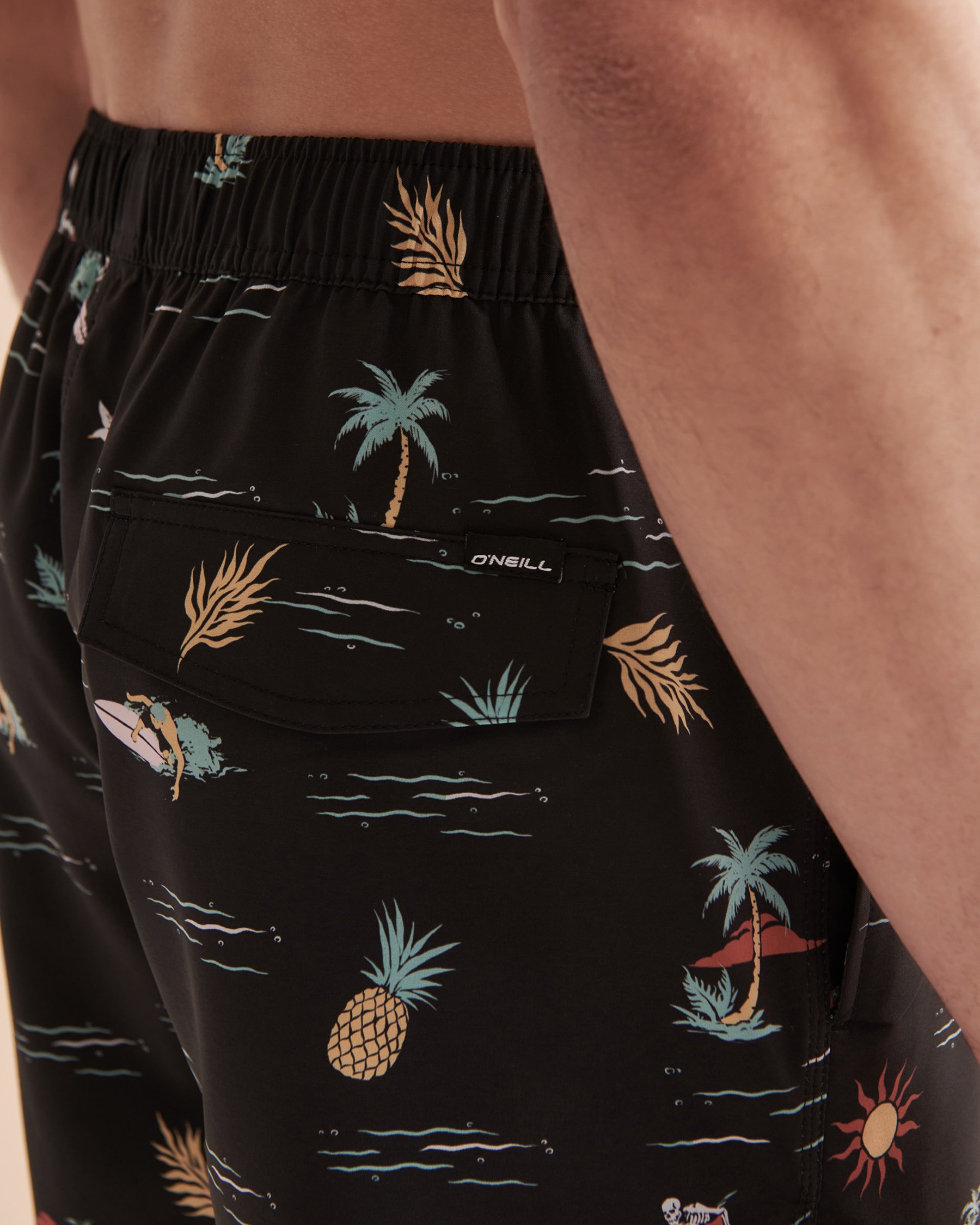 O'NEILL Hermosa Volley Swimsuit Black print SP3106018 - View3