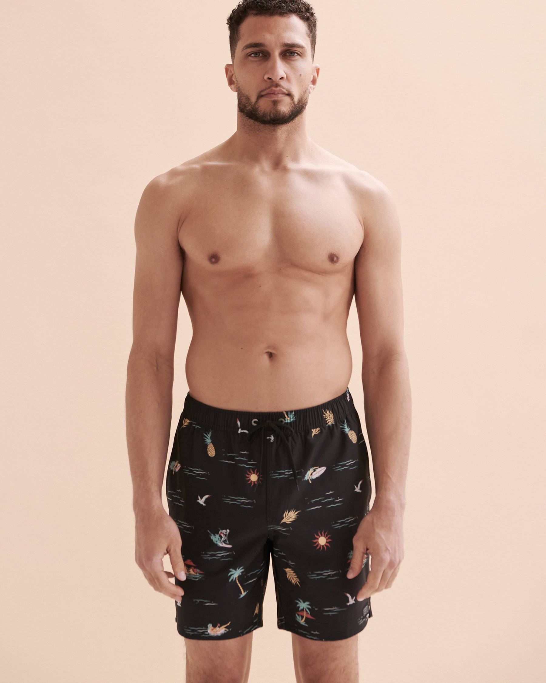 O'NEILL Hermosa Volley Swimsuit Black print SP3106018 - View5