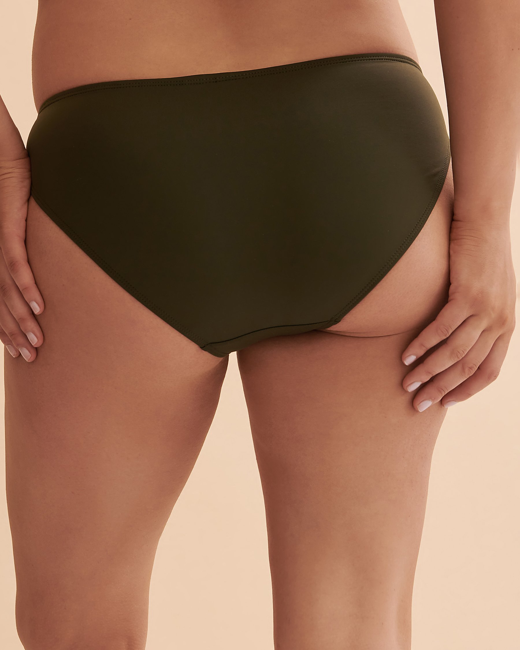 RALPH LAUREN Bas de bikini aux hanches Beach Club Solids Olive 20101051 - View2