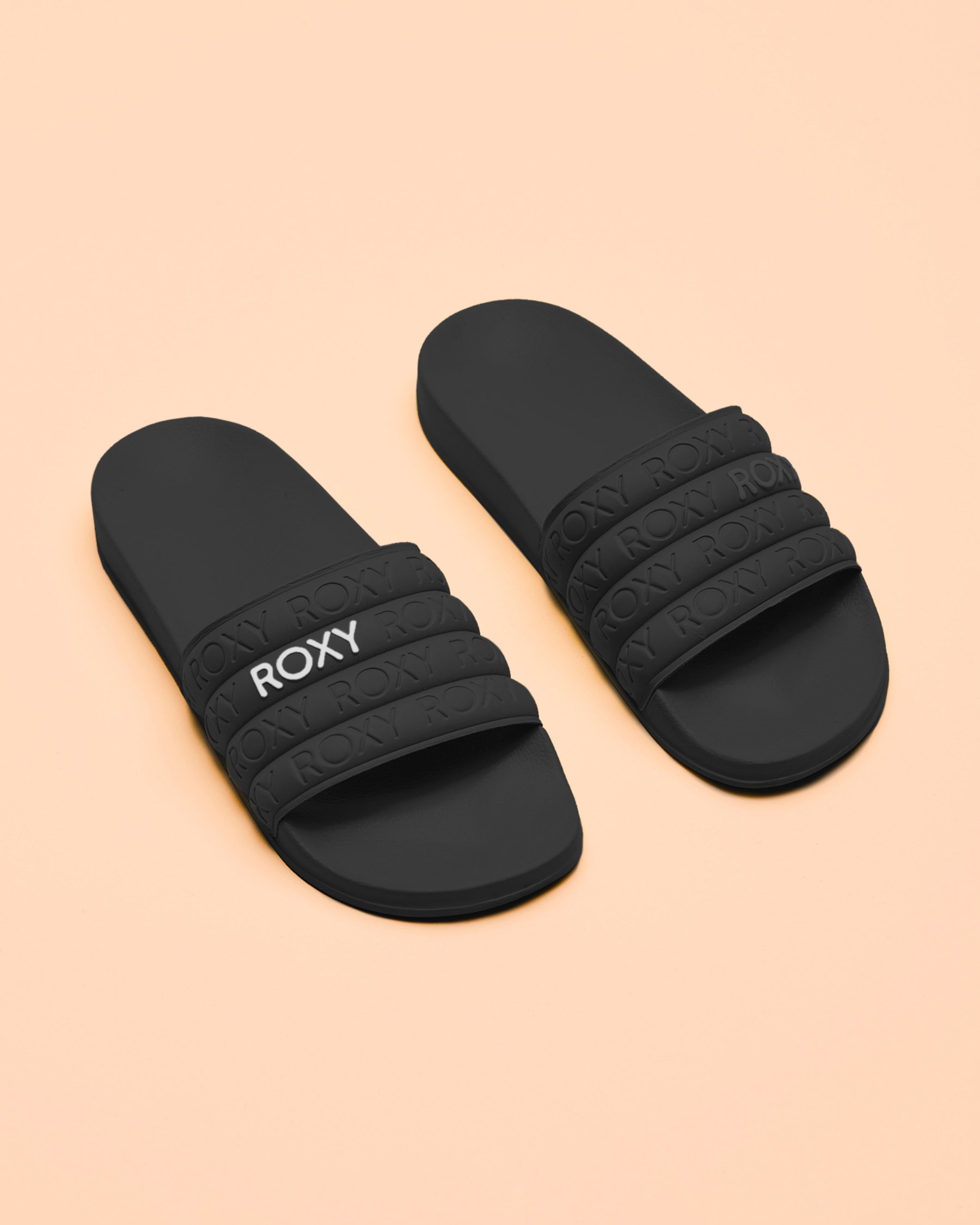 ROXY Sandales Slippy Noir ARJL100999 - Voir1
