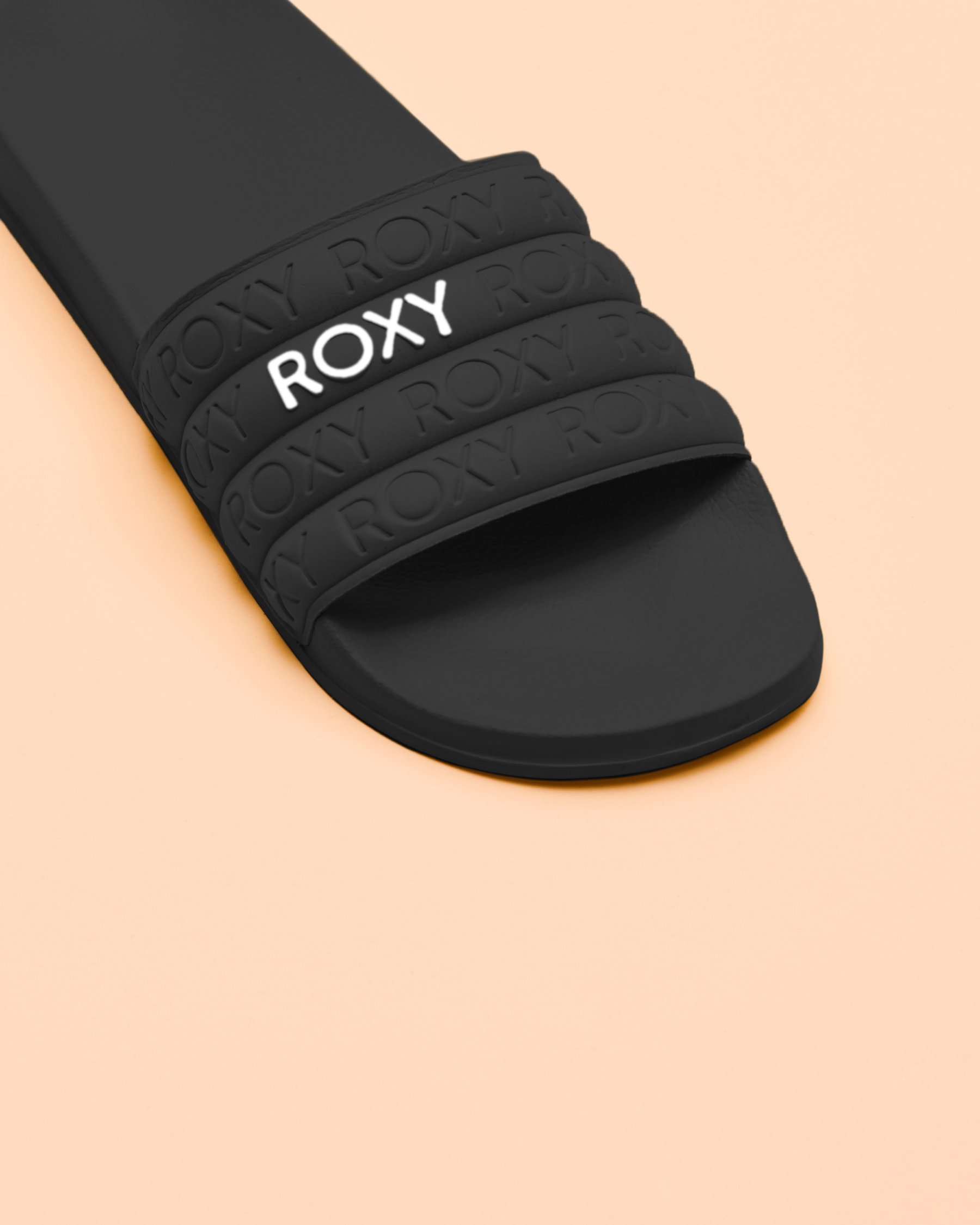ROXY Sandales Slippy Noir ARJL100999 - Voir3