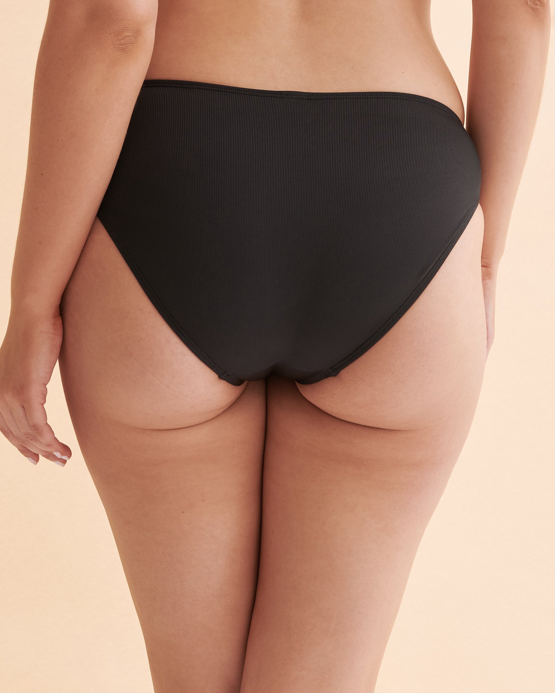 SANTEMARE Rib Bikini Bottom Black 01300221 - View3