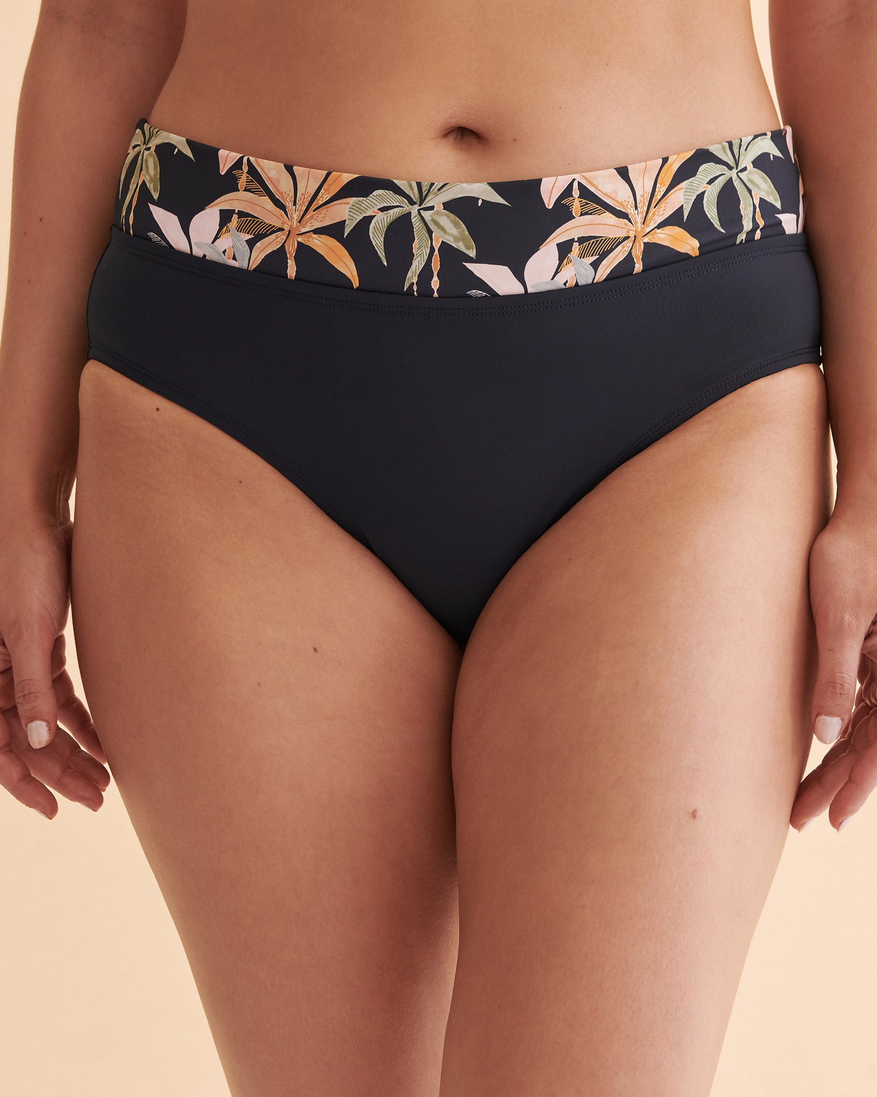 SKYE Mamanuca Foldover Waistband Bikini Bottom Tropical blue SK74338 - View3