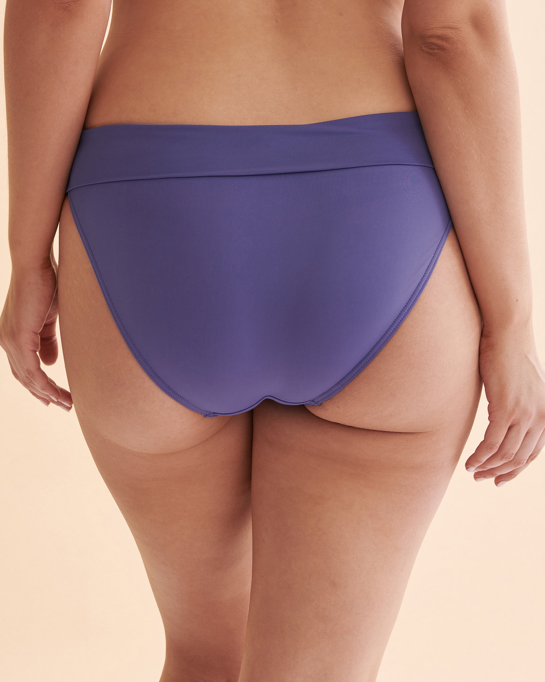 TURQUOISE COUTURE Solid Foldover Waistband Bikini Bottom Marlin 01300226 - View2