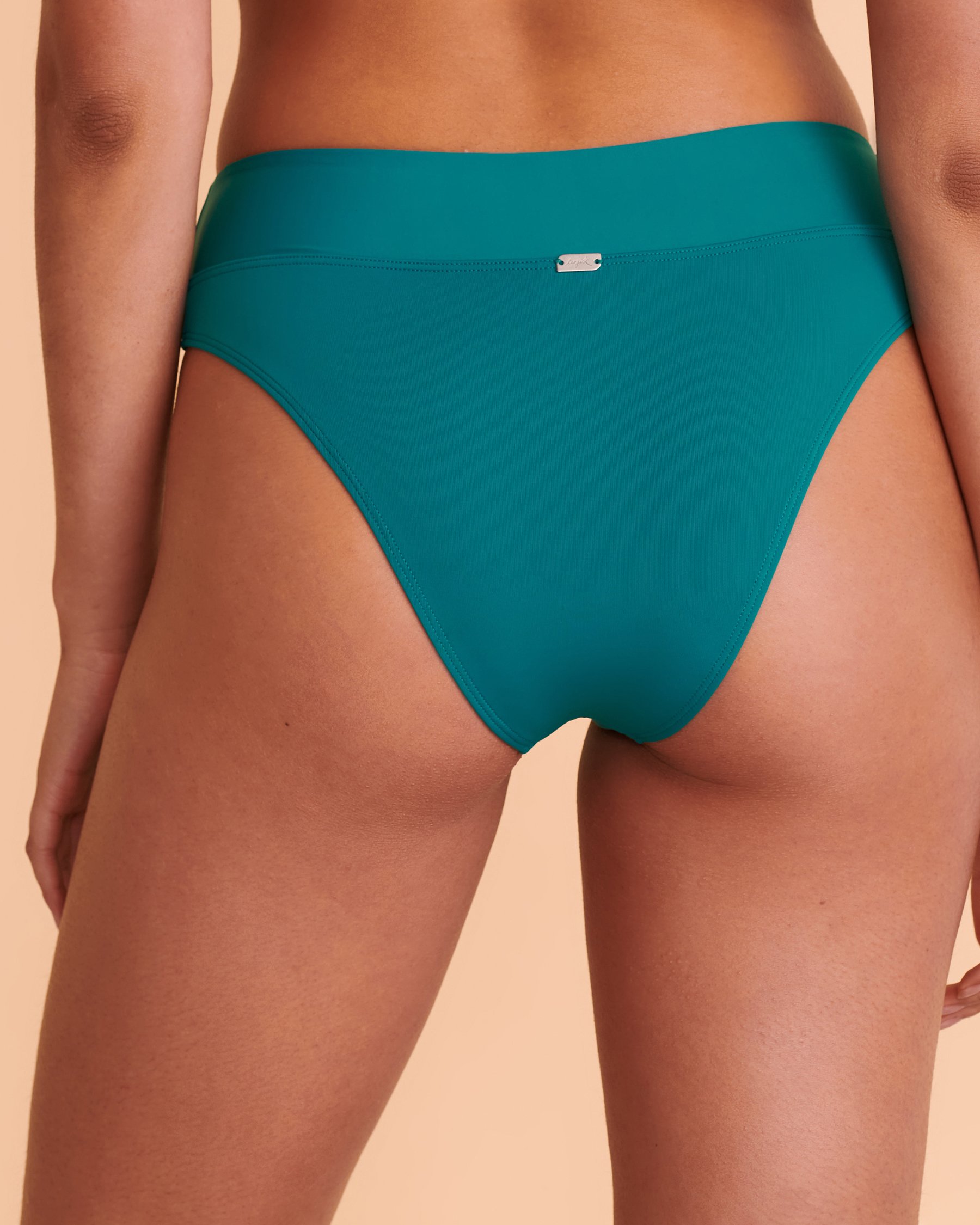 TROPIK QUETZAL GREEN High Leg Bikini Bottom Green 01300139 - View2